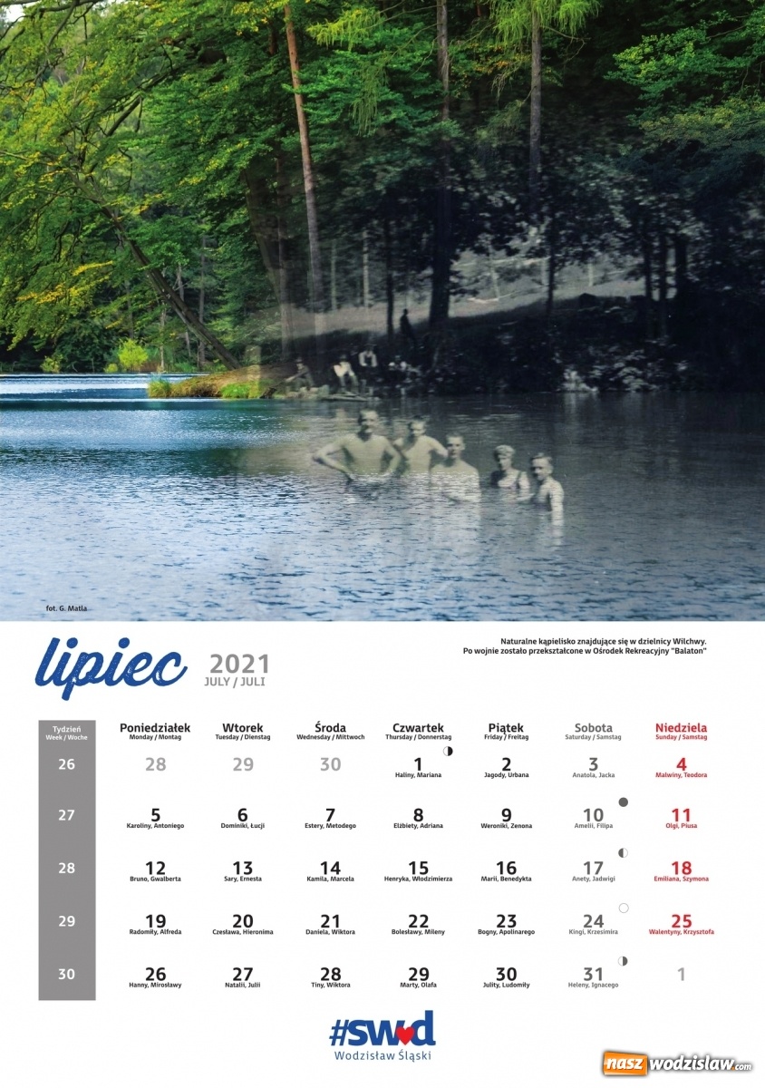 Zdjęcie w galerii na portalu naszwodzislaw.com: Niezwykły miejski kalendarz na 2021 rok wiadomości z regionu