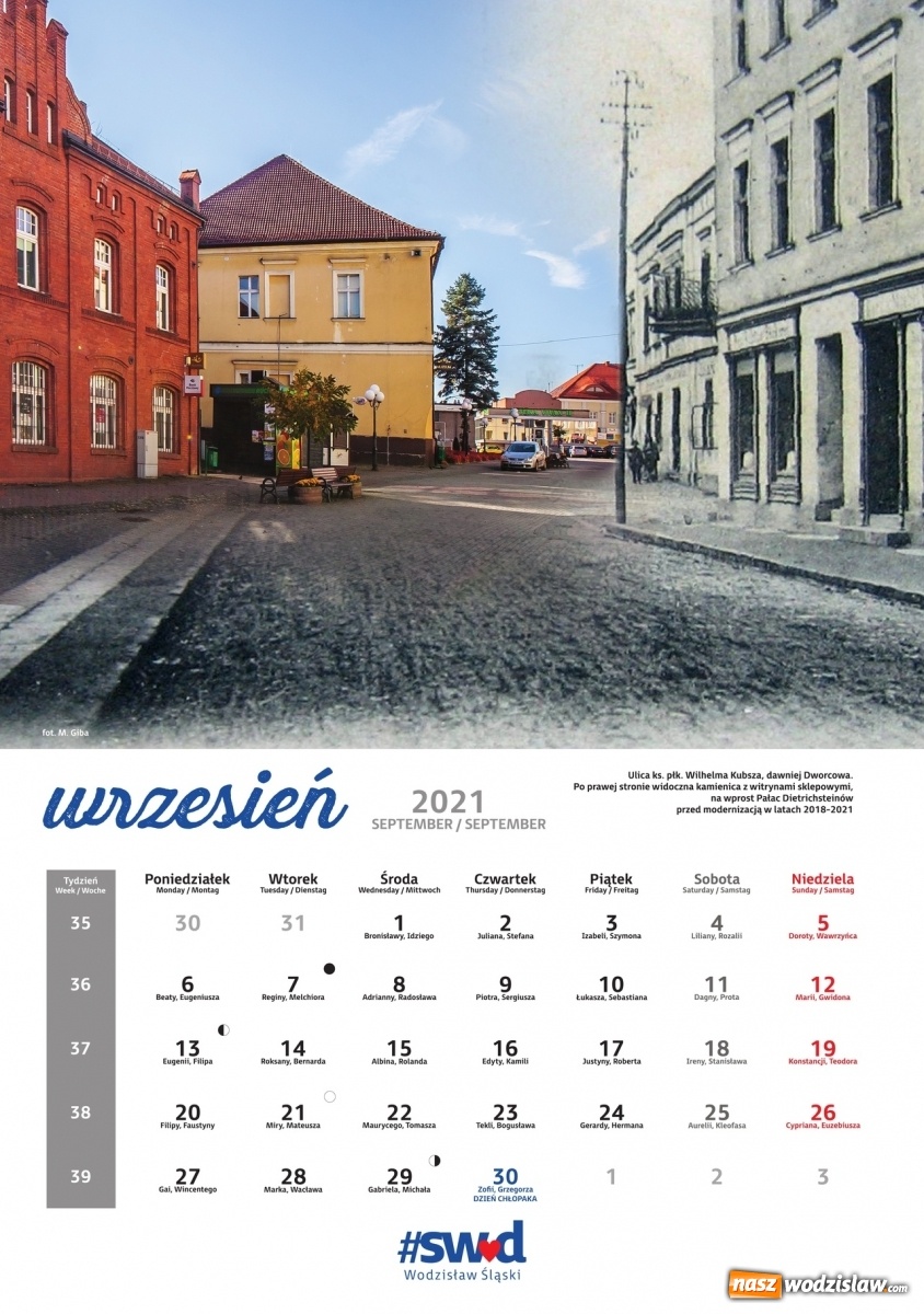 Zdjęcie w galerii na portalu naszwodzislaw.com: Niezwykły miejski kalendarz na 2021 rok wiadomości z regionu