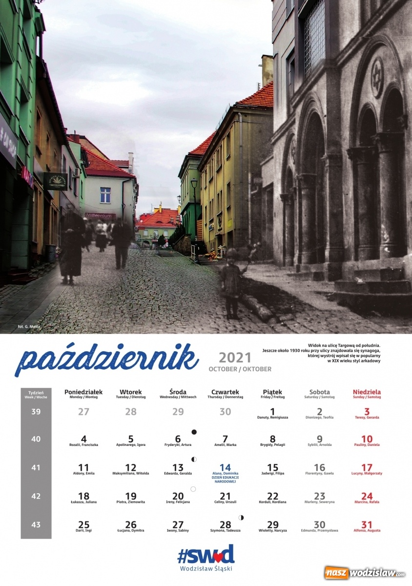 Zdjęcie w galerii na portalu naszwodzislaw.com: Niezwykły miejski kalendarz na 2021 rok wiadomości z regionu