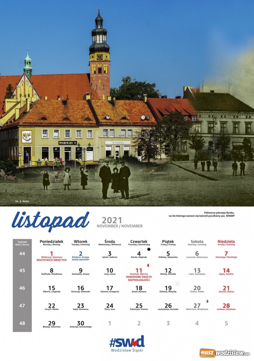 Zdjęcie w galerii na portalu naszwodzislaw.com: Niezwykły miejski kalendarz na 2021 rok wiadomości z regionu