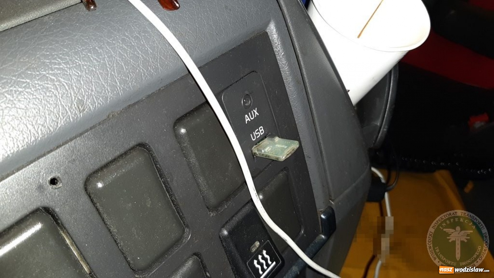 Zdjęcie w galerii na portalu naszwodzislaw.com: Nocne działania na A1 przeciwko manipulacjom wiadomości z regionu