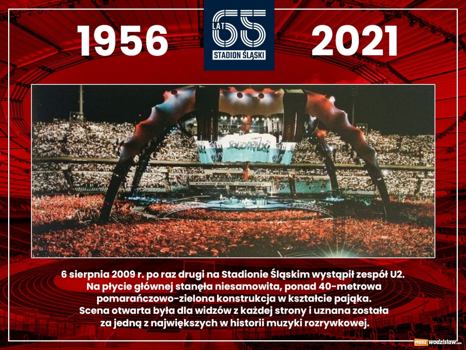 Zdjęcie w galerii na portalu naszwodzislaw.com: Stadion Śląski świętuje 65-lecie wiadomości z regionu