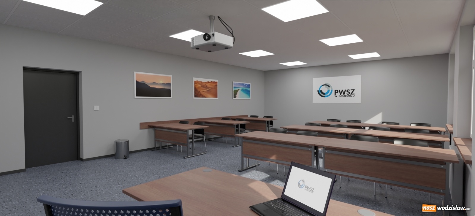 Zdjęcie w galerii na portalu naszwodzislaw.com: PWSZ w Raciborzu: szykuje się modernizacja uczelni  wiadomości z regionu