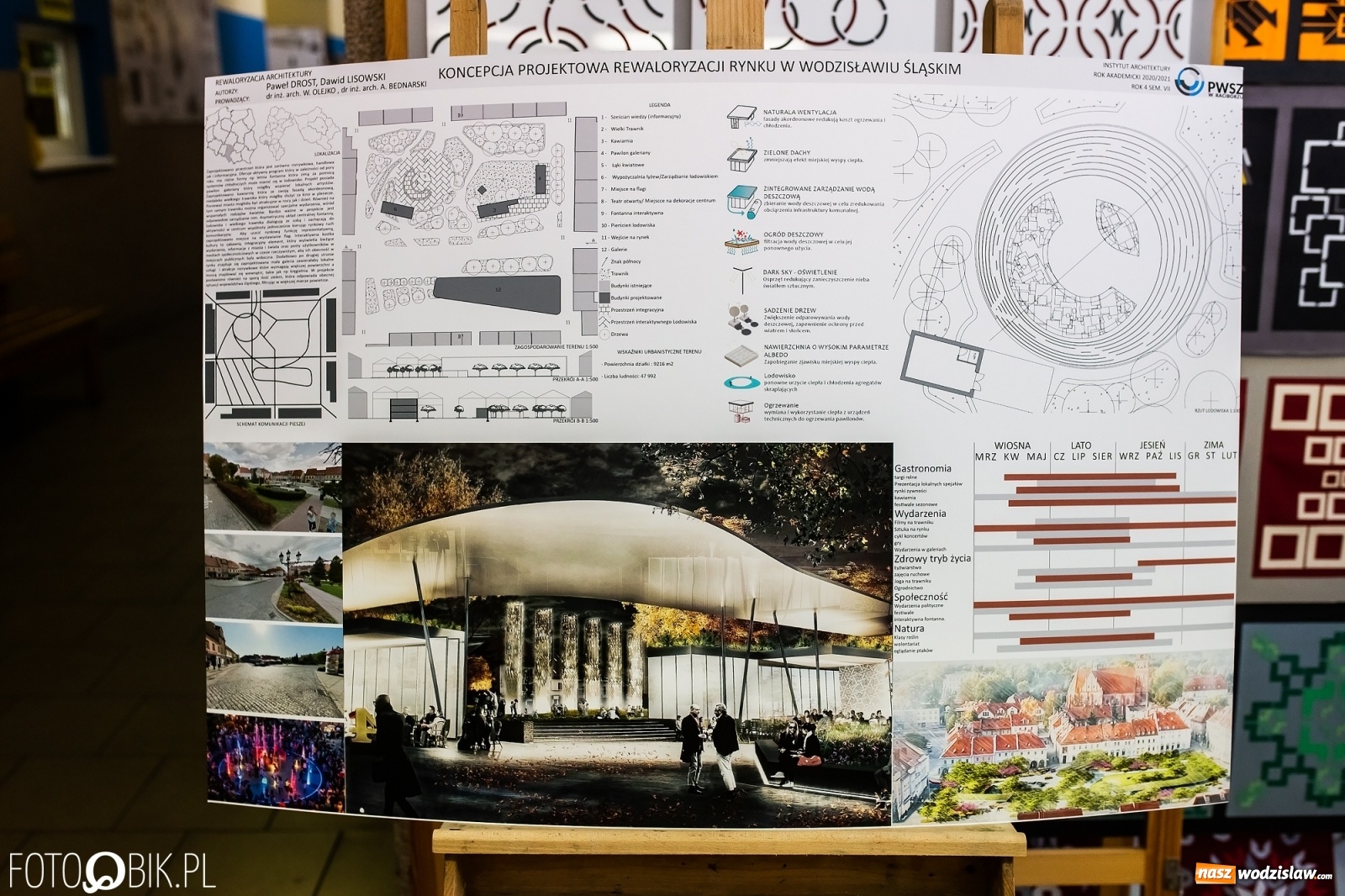 Zdjęcie w galerii na portalu naszwodzislaw.com: Tak może się zmienić wodzisławski Rynek. Koncepcje studentów PWSZ Racibórz wiadomości z regionu