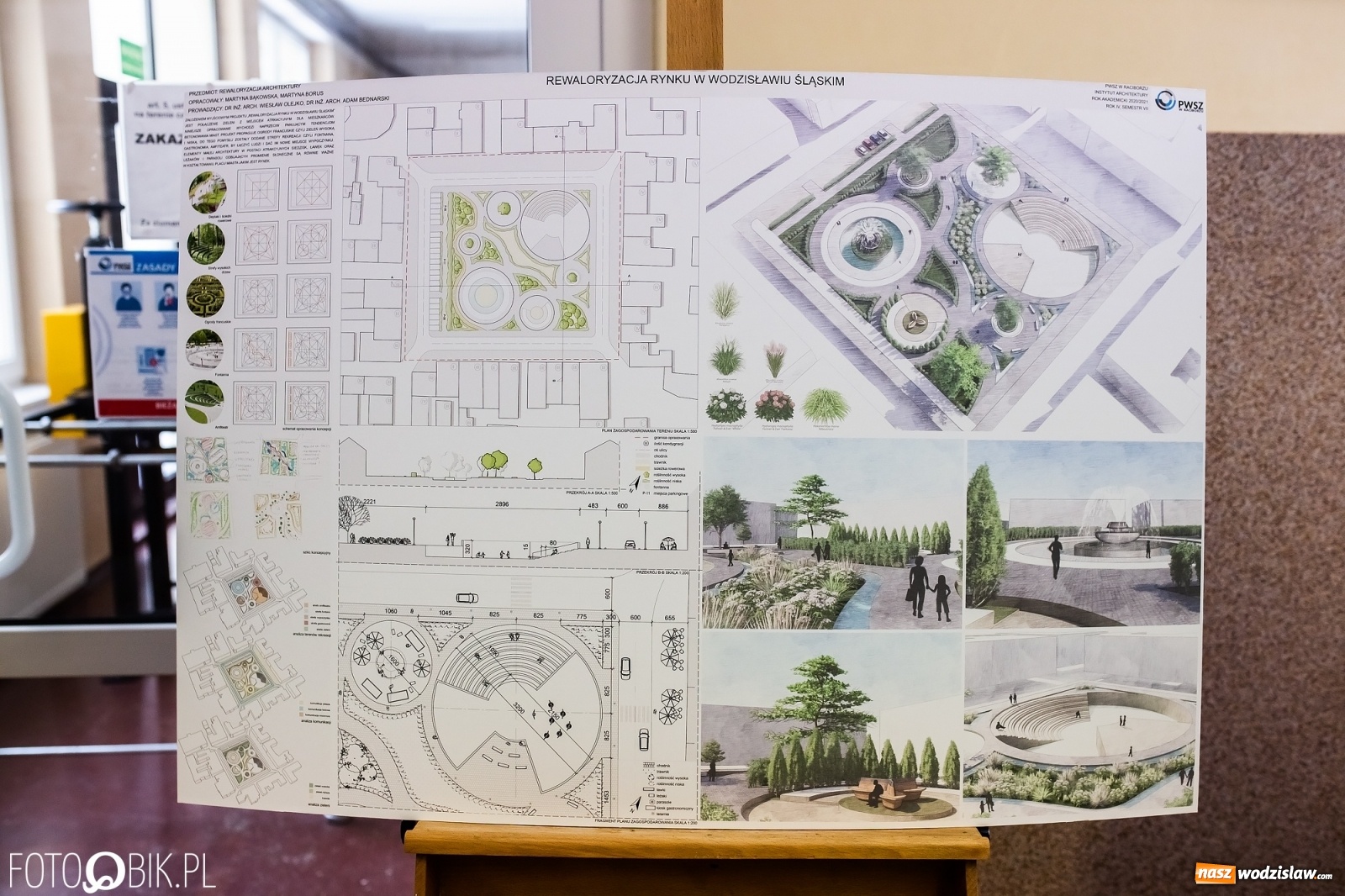 Zdjęcie w galerii na portalu naszwodzislaw.com: Tak może się zmienić wodzisławski Rynek. Koncepcje studentów PWSZ Racibórz wiadomości z regionu