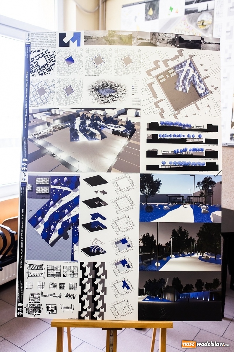 Zdjęcie w galerii na portalu naszwodzislaw.com: Tak może się zmienić wodzisławski Rynek. Koncepcje studentów PWSZ Racibórz wiadomości z regionu