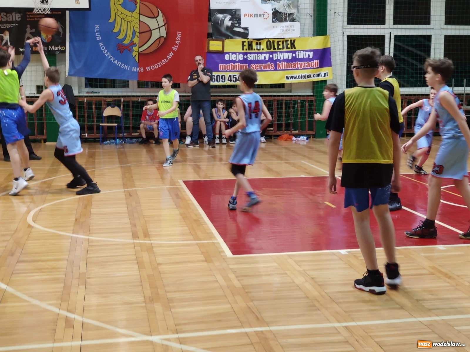 Zdjęcie w galerii na portalu naszwodzislaw.com: Wysokie zwycięstwo koszykarzy MKS Wodzisław Śląski wiadomości z regionu
