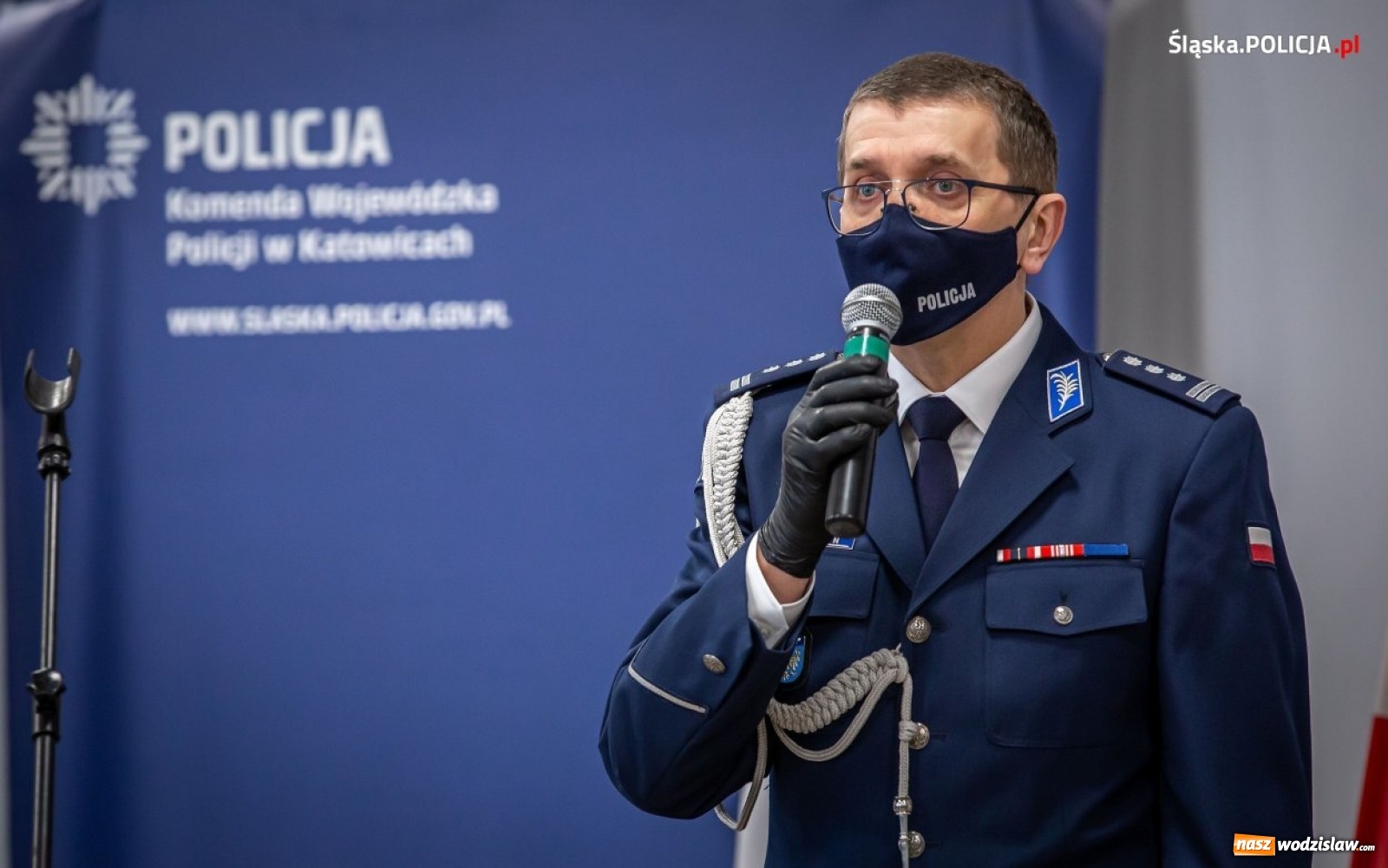 Zdjęcie w galerii na portalu naszwodzislaw.com: Śląska policja ma od dziś nowego komendanta wiadomości z regionu
