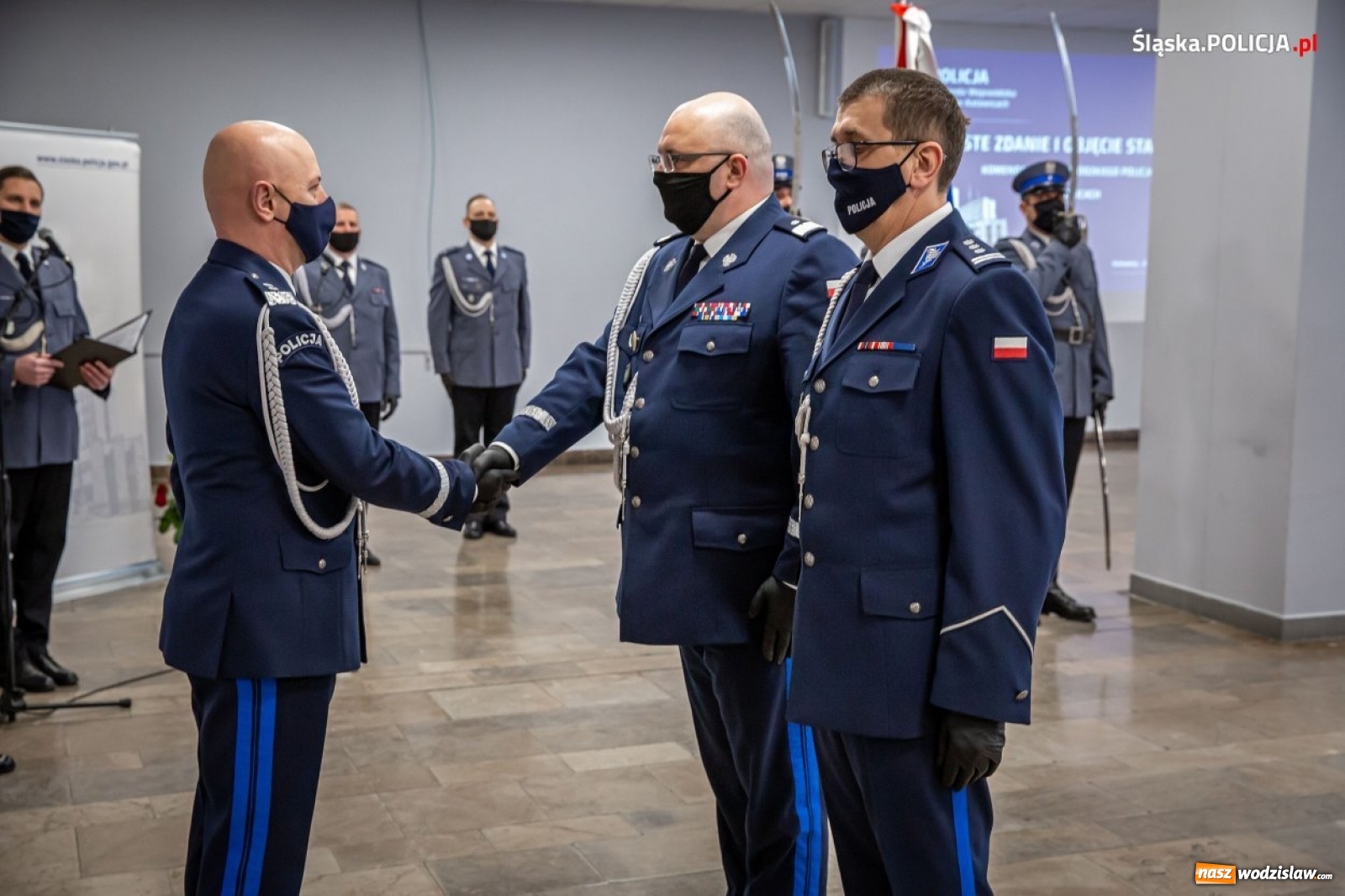 Zdjęcie w galerii na portalu naszwodzislaw.com: Śląska policja ma od dziś nowego komendanta wiadomości z regionu