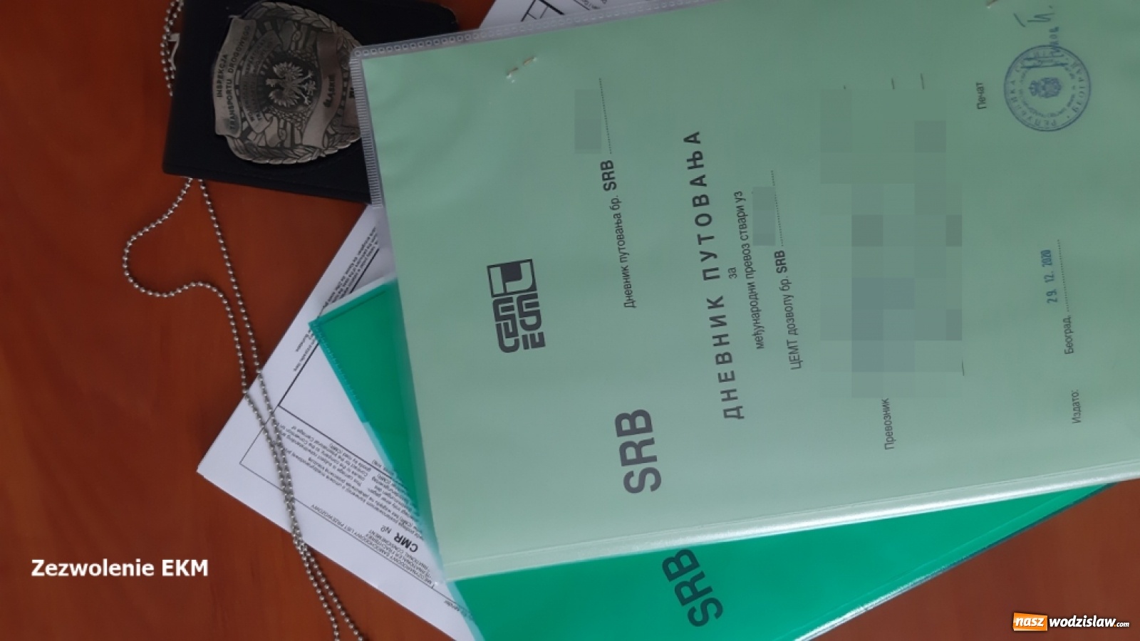 Zdjęcie w galerii na portalu naszwodzislaw.com: Przewoził towar bez zezwolenia. Pomogła analiza tachografu wiadomości z regionu