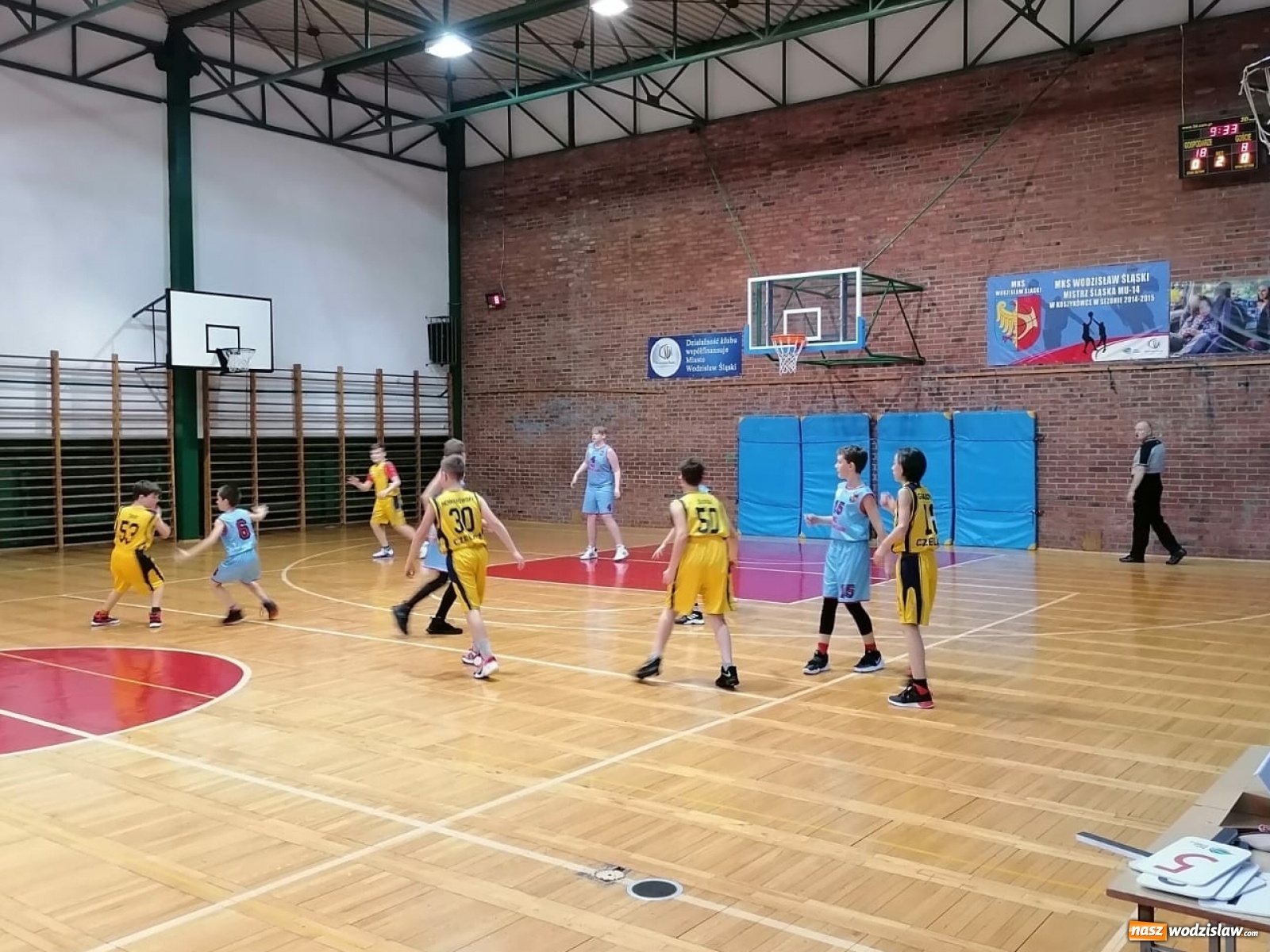 Zdjęcie w galerii na portalu naszwodzislaw.com: Udany rewanż młodych koszykarzy MKS Wodzisław Śląski wiadomości z regionu
