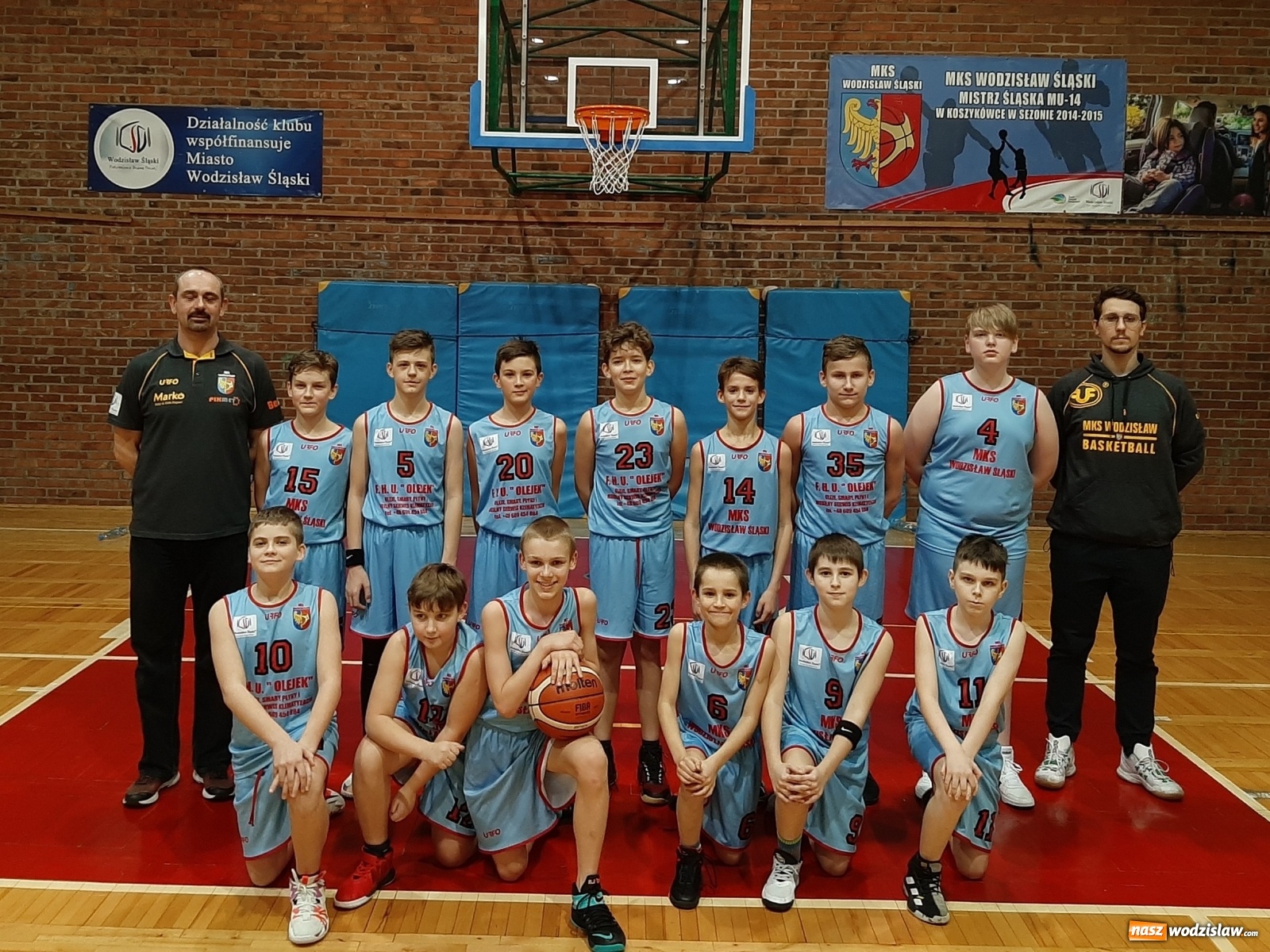 Zdjęcie w galerii na portalu naszwodzislaw.com: Udany rewanż młodych koszykarzy MKS Wodzisław Śląski wiadomości z regionu