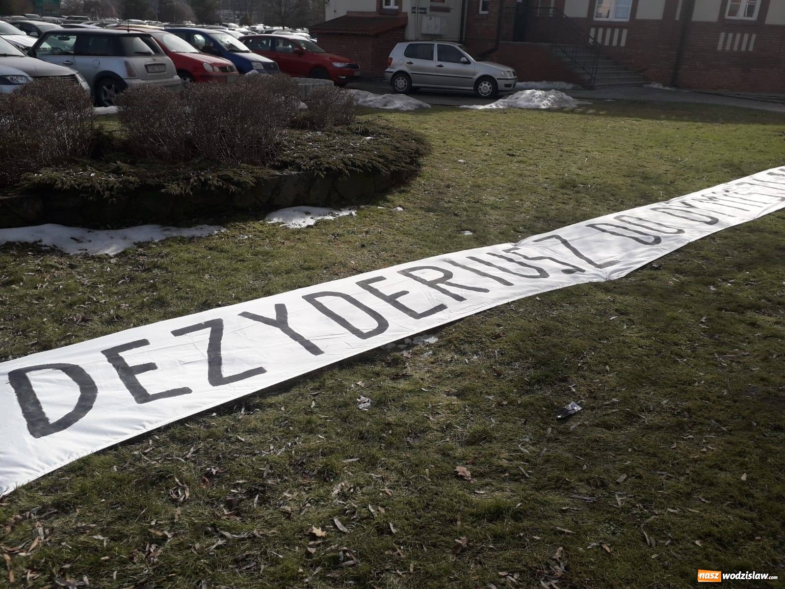 Zdjęcie w galerii na portalu naszwodzislaw.com: 3 razy D, czyli niezadowolenie mieszkańców Wodzisławia Śląskiego [FOTO] wiadomości z regionu