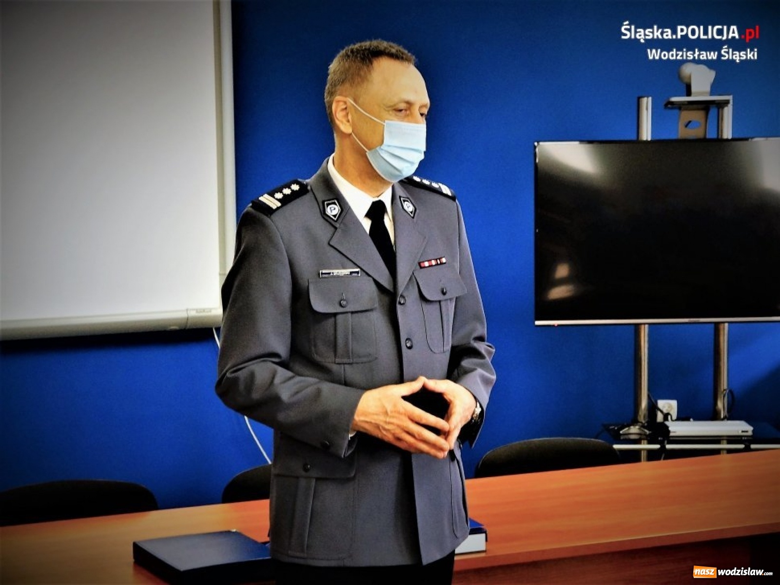Zdjęcie w galerii na portalu naszwodzislaw.com: Wodzisławski komendant przeszedł na emeryturę wiadomości z regionu