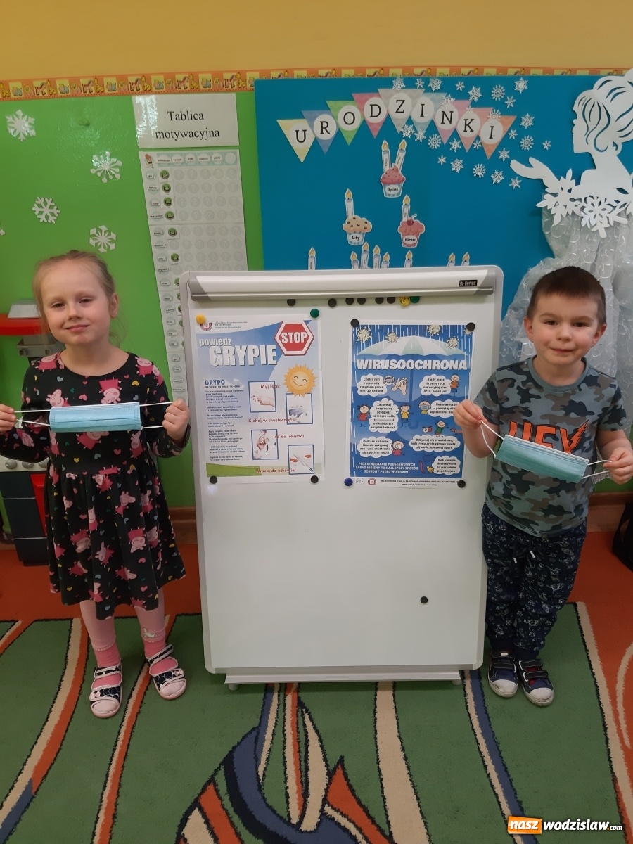 Zdjęcie w galerii na portalu naszwodzislaw.com: Przedszkolaki z Osiemnastki wiedzą jak walczyć z wirusami wiadomości z regionu