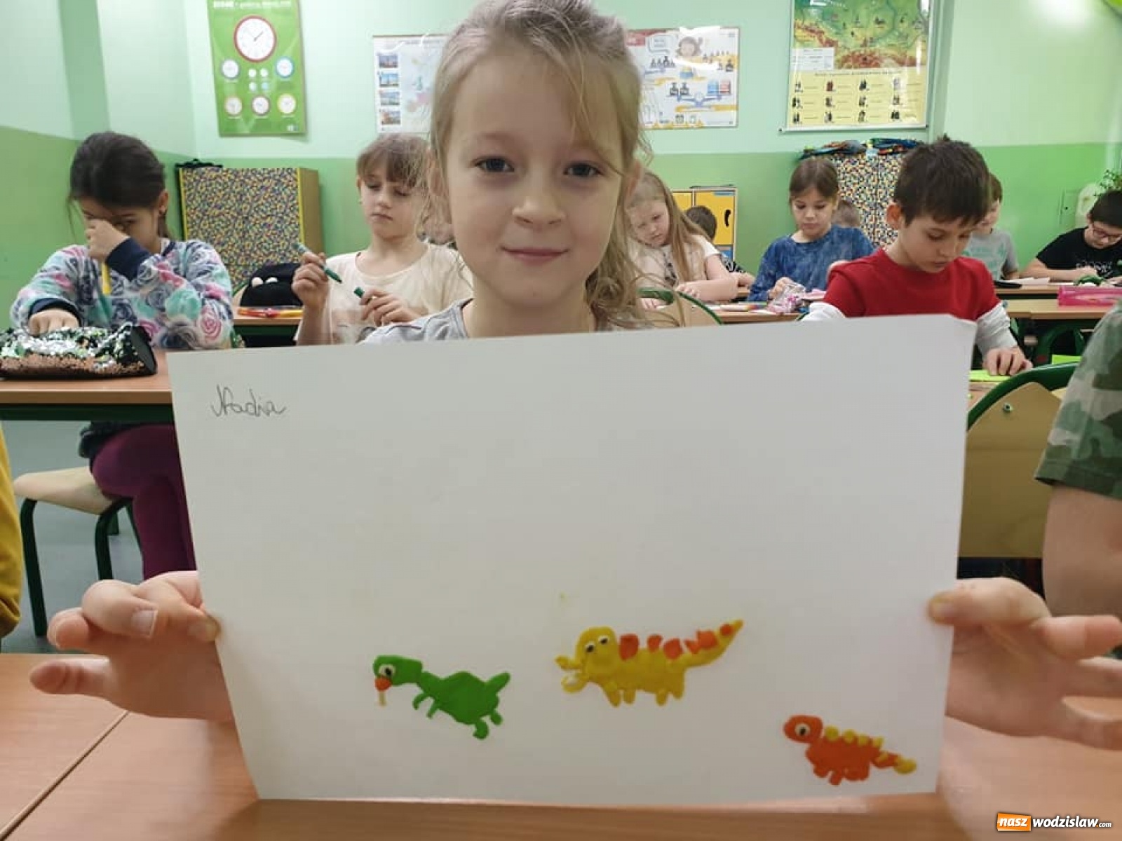 Zdjęcie w galerii na portalu naszwodzislaw.com: Dzień Dinozaura w wodzisławskiej SP28 wiadomości z regionu