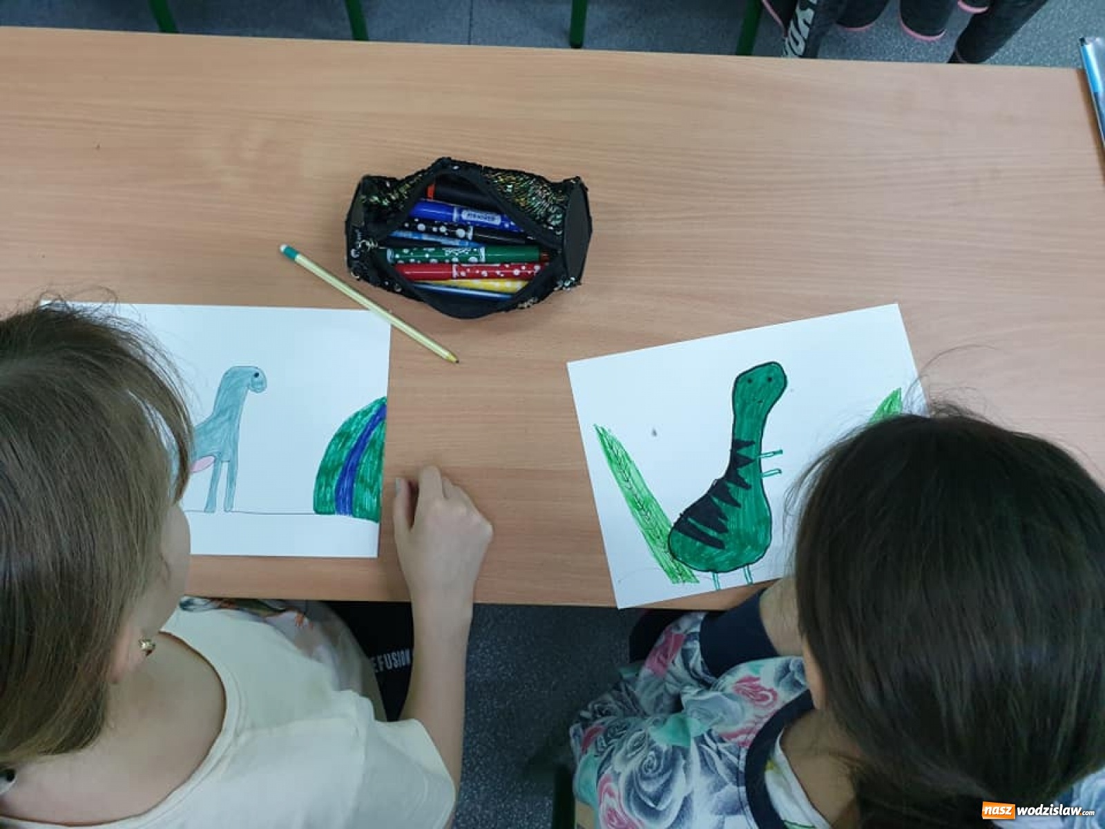 Zdjęcie w galerii na portalu naszwodzislaw.com: Dzień Dinozaura w wodzisławskiej SP28 wiadomości z regionu