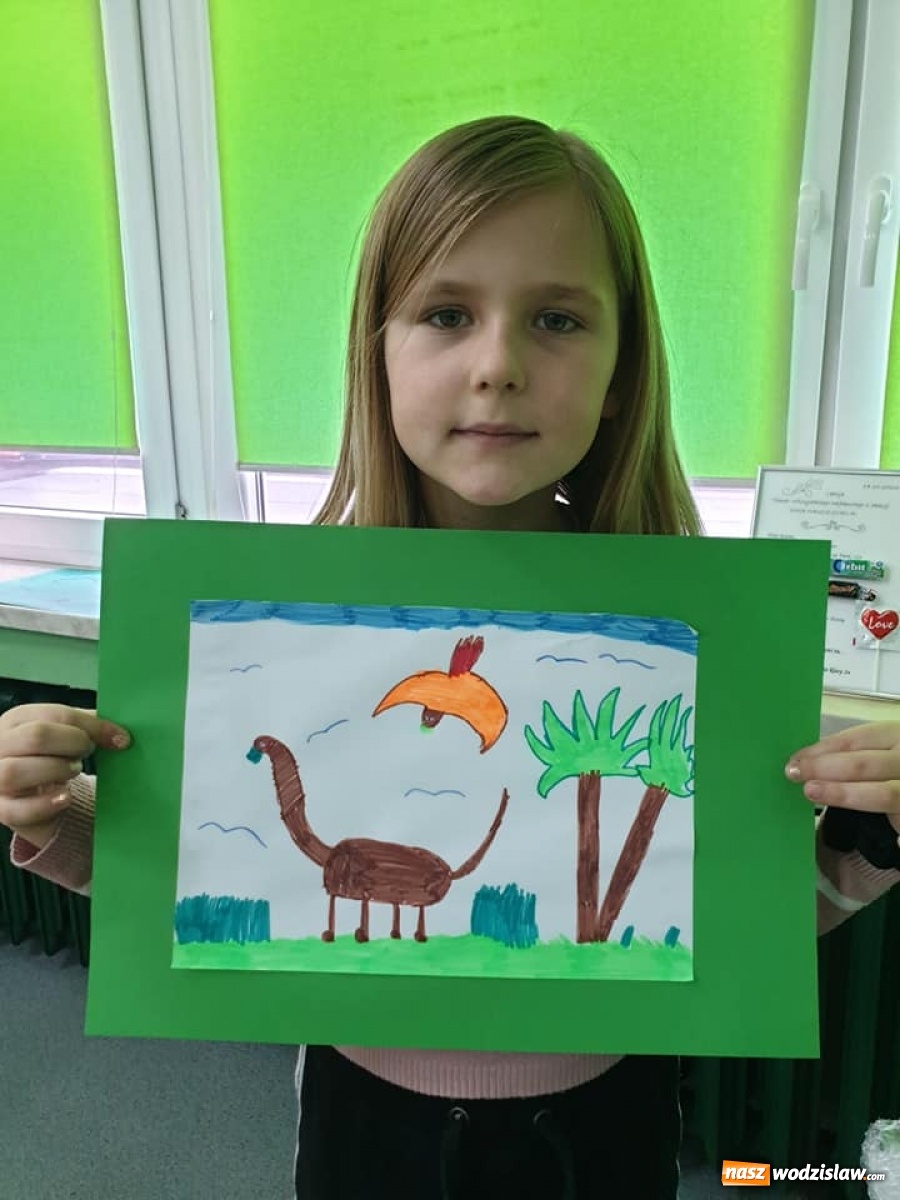 Zdjęcie w galerii na portalu naszwodzislaw.com: Dzień Dinozaura w wodzisławskiej SP28 wiadomości z regionu