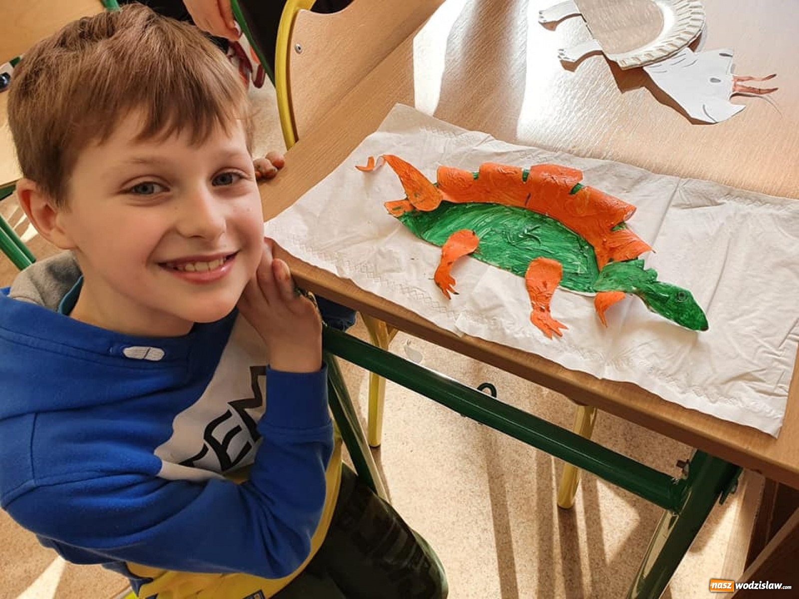 Zdjęcie w galerii na portalu naszwodzislaw.com: Dzień Dinozaura w wodzisławskiej SP28 wiadomości z regionu