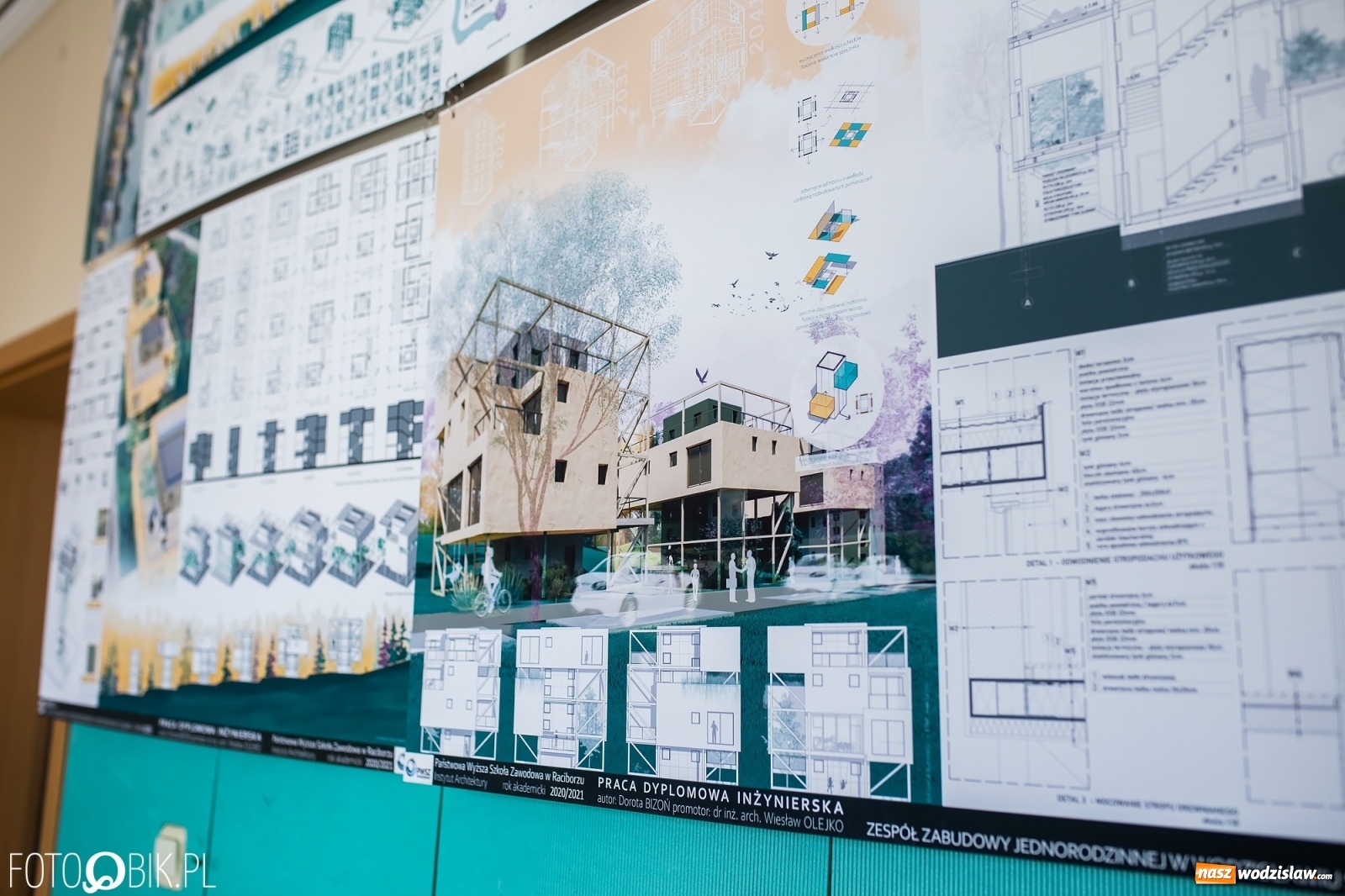 Zdjęcie w galerii na portalu naszwodzislaw.com: Prezentacja projektów inżynierskich w Instytucie Architektury PWSZ Racibórz wiadomości z regionu