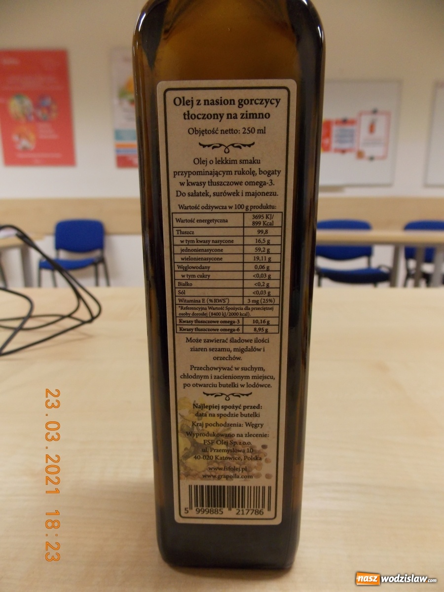 Zdjęcie w galerii na portalu naszwodzislaw.com: Ten olej jest zanieczyszczony. GIS ostrzega wiadomości z regionu