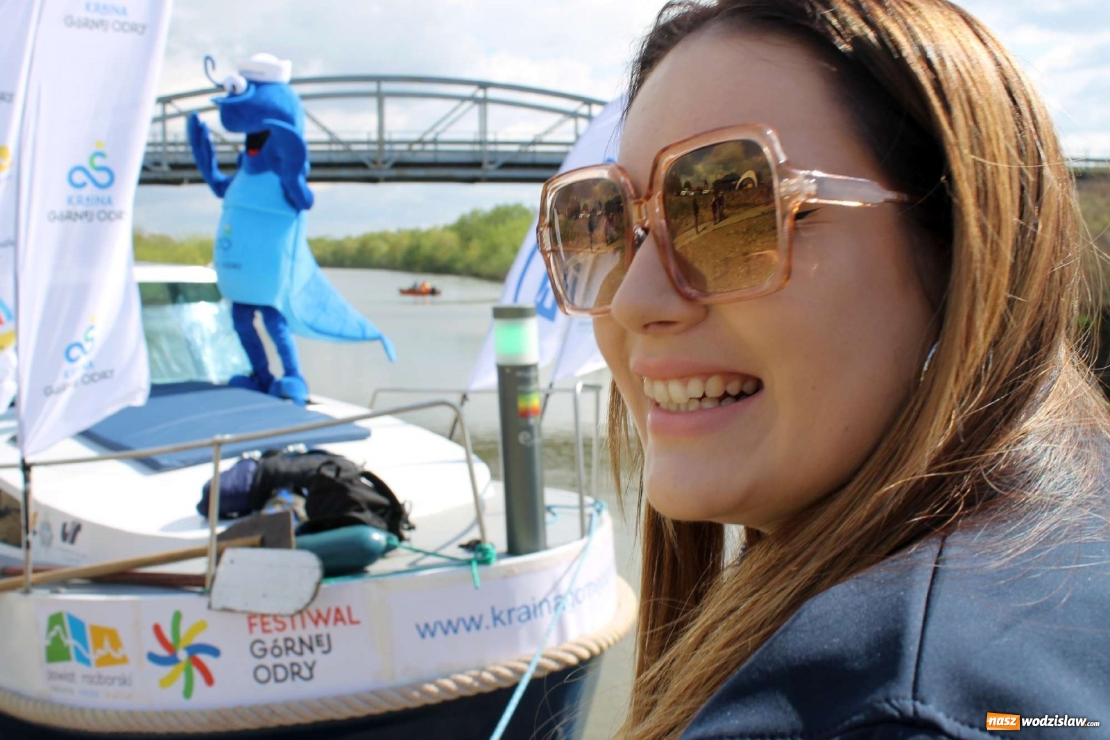 Zdjęcie w galerii na portalu naszwodzislaw.com: ECO AWF wyruszył w rejs badawczy. Promuję markę Kraina Górnej Odry wiadomości z regionu