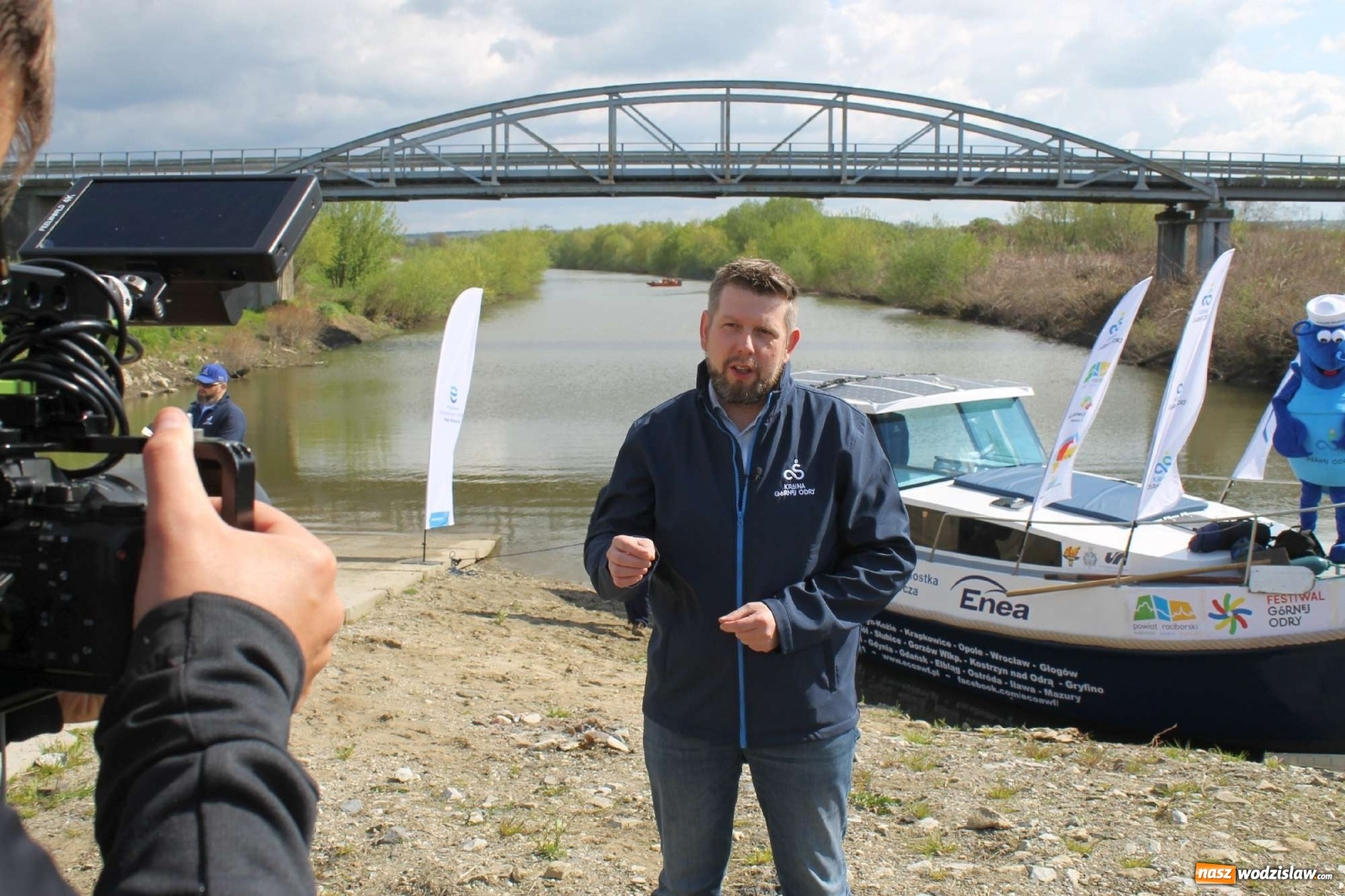 Zdjęcie w galerii na portalu naszwodzislaw.com: ECO AWF wyruszył w rejs badawczy. Promuję markę Kraina Górnej Odry wiadomości z regionu