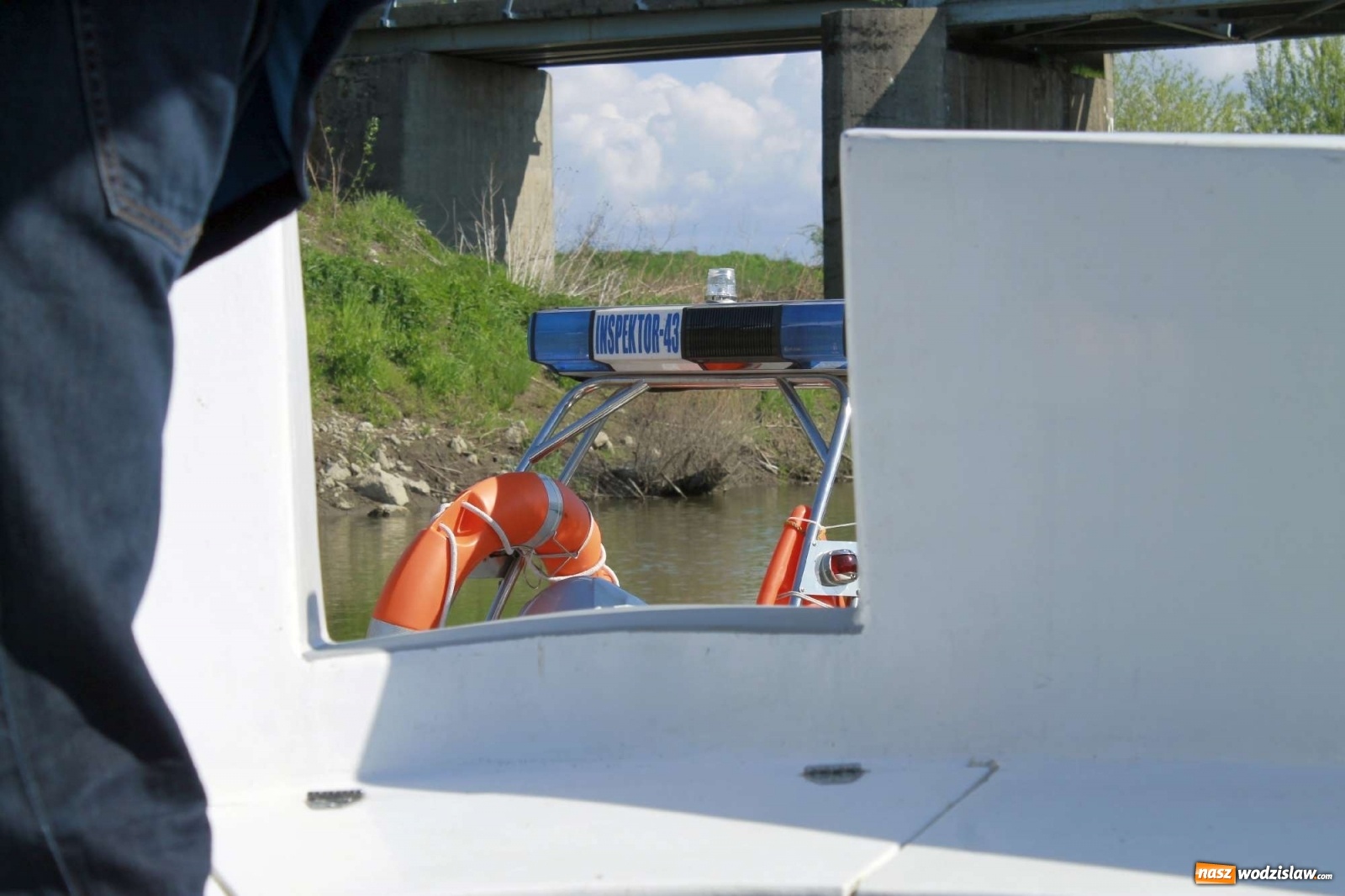 Zdjęcie w galerii na portalu naszwodzislaw.com: ECO AWF wyruszył w rejs badawczy. Promuję markę Kraina Górnej Odry wiadomości z regionu