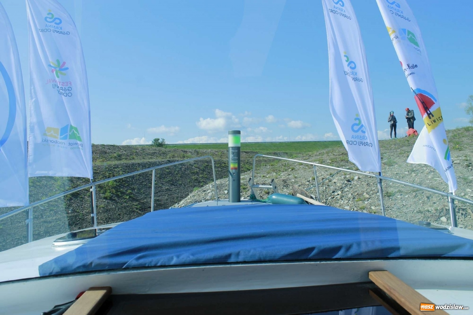 Zdjęcie w galerii na portalu naszwodzislaw.com: ECO AWF wyruszył w rejs badawczy. Promuję markę Kraina Górnej Odry wiadomości z regionu