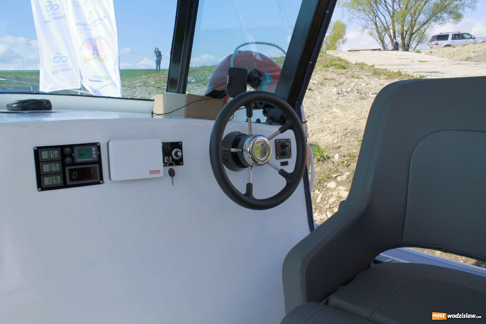 Zdjęcie w galerii na portalu naszwodzislaw.com: ECO AWF wyruszył w rejs badawczy. Promuję markę Kraina Górnej Odry wiadomości z regionu