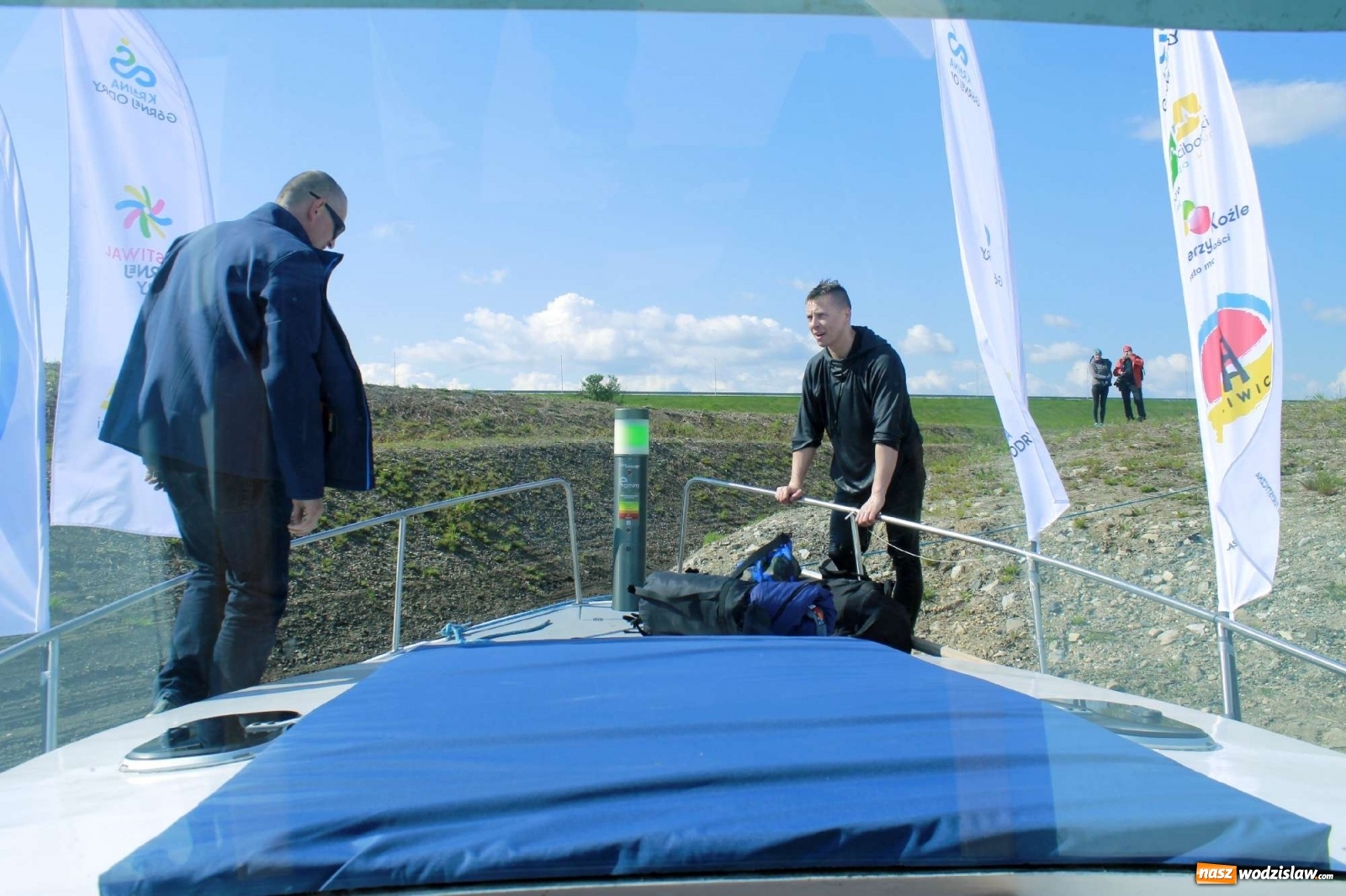 Zdjęcie w galerii na portalu naszwodzislaw.com: ECO AWF wyruszył w rejs badawczy. Promuję markę Kraina Górnej Odry wiadomości z regionu