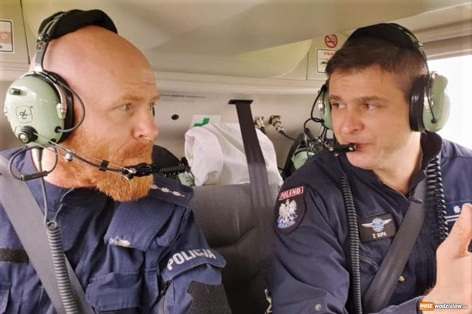 Zdjęcie w galerii na portalu naszwodzislaw.com: Policyjny śmigłowiec nad powiatem wodzisławskim [FOTO i WIDEO] wiadomości z regionu