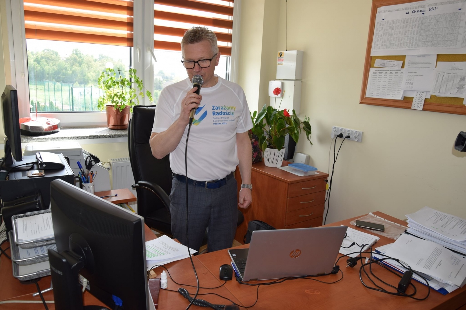 Zdjęcie w galerii na portalu naszwodzislaw.com: W Mszanie ruszył Gminny Program Powrotu do Normalności wiadomości z regionu