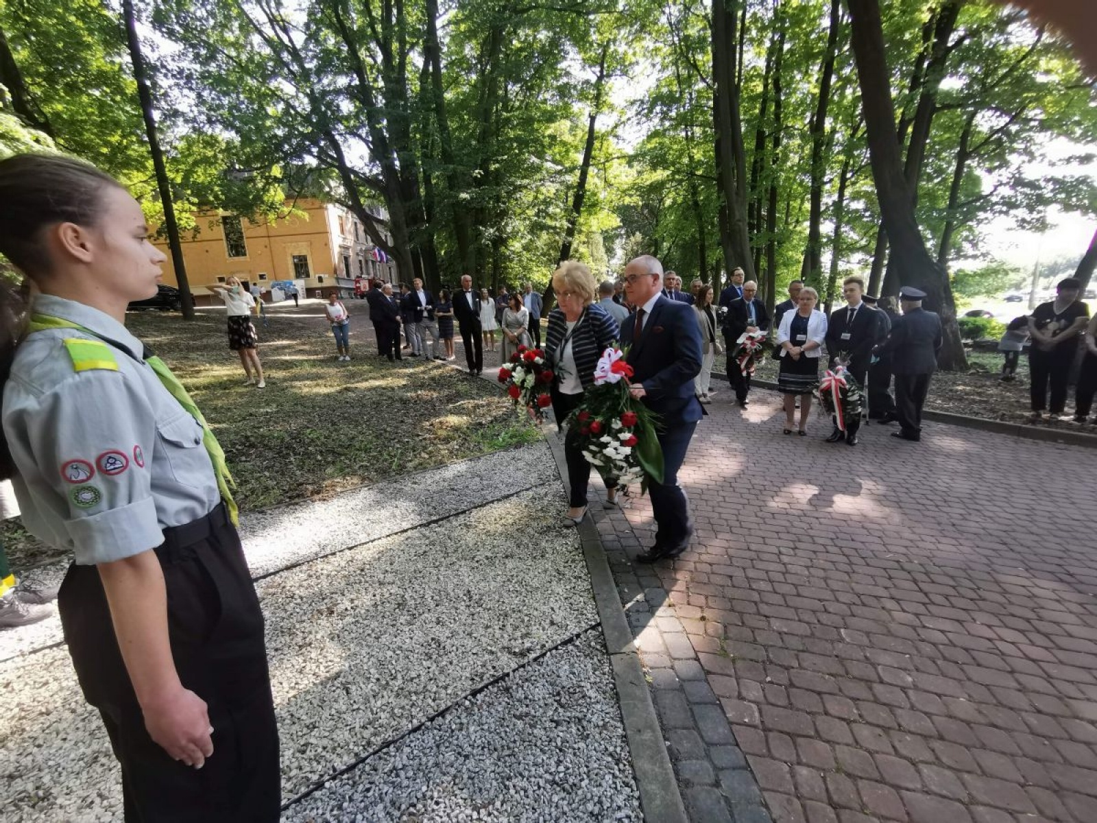 Zdjęcie w galerii na portalu naszwodzislaw.com: W Rzuchowie uczczono stulecie III Powstania Śląskiego wiadomości z regionu