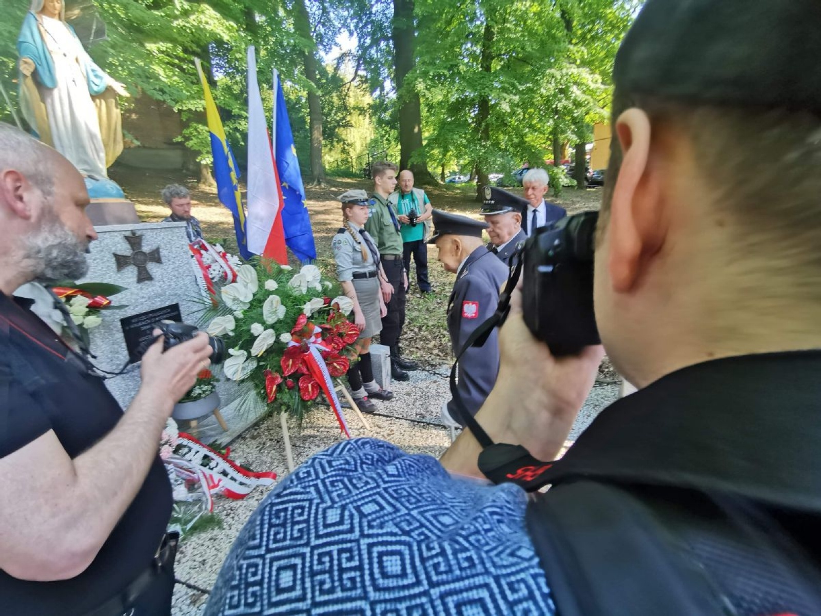 Zdjęcie w galerii na portalu naszwodzislaw.com: W Rzuchowie uczczono stulecie III Powstania Śląskiego wiadomości z regionu