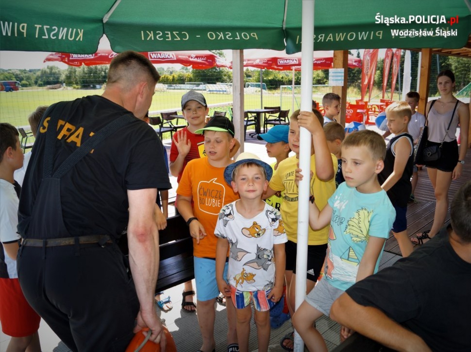 Zdjęcie w galerii na portalu naszwodzislaw.com: Policyjne rozmowy o bezpieczeństwie nad wodą wiadomości z regionu