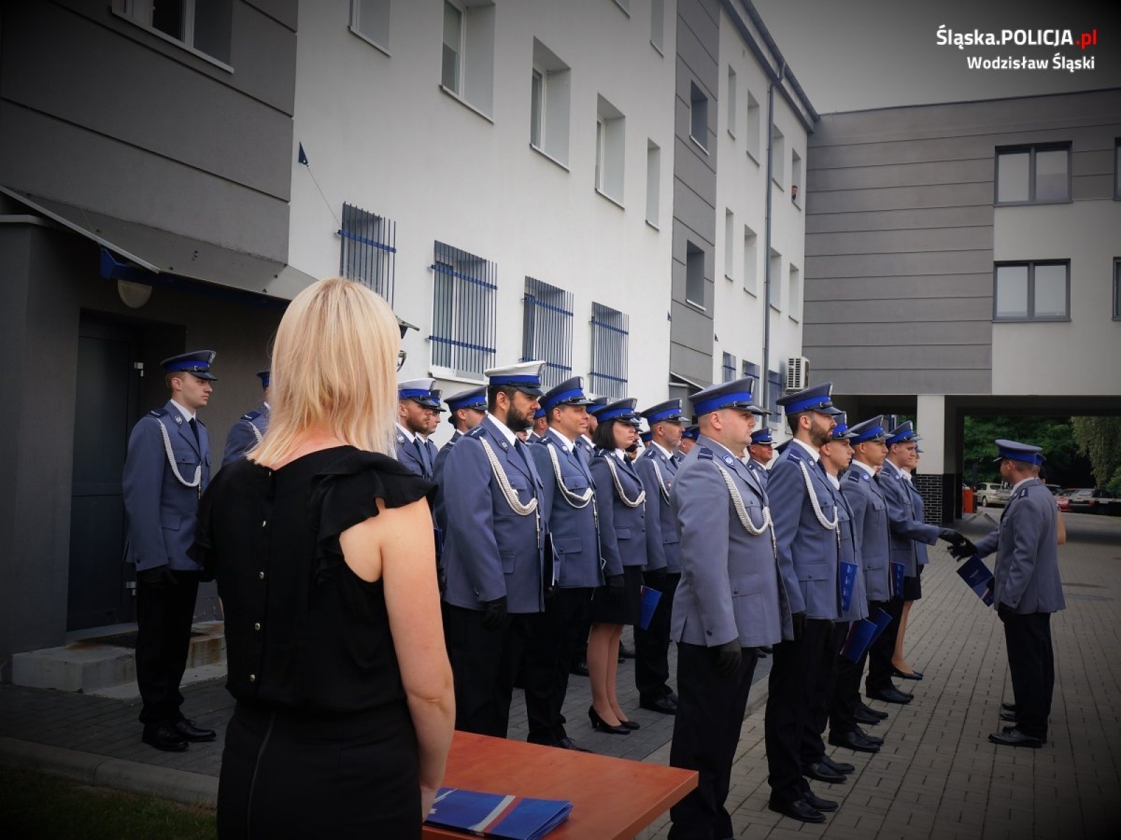 Zdjęcie w galerii na portalu naszwodzislaw.com: Uroczystość z okazji Święta Policji w wodzisławskiej komendzie wiadomości z regionu