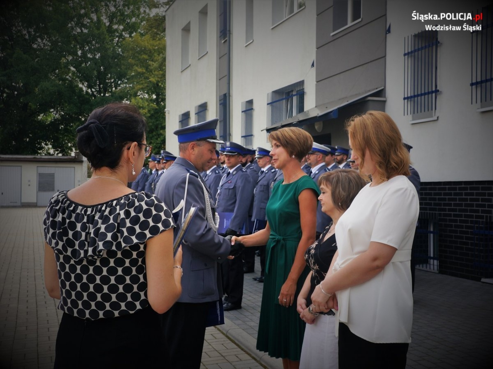 Zdjęcie w galerii na portalu naszwodzislaw.com: Uroczystość z okazji Święta Policji w wodzisławskiej komendzie wiadomości z regionu