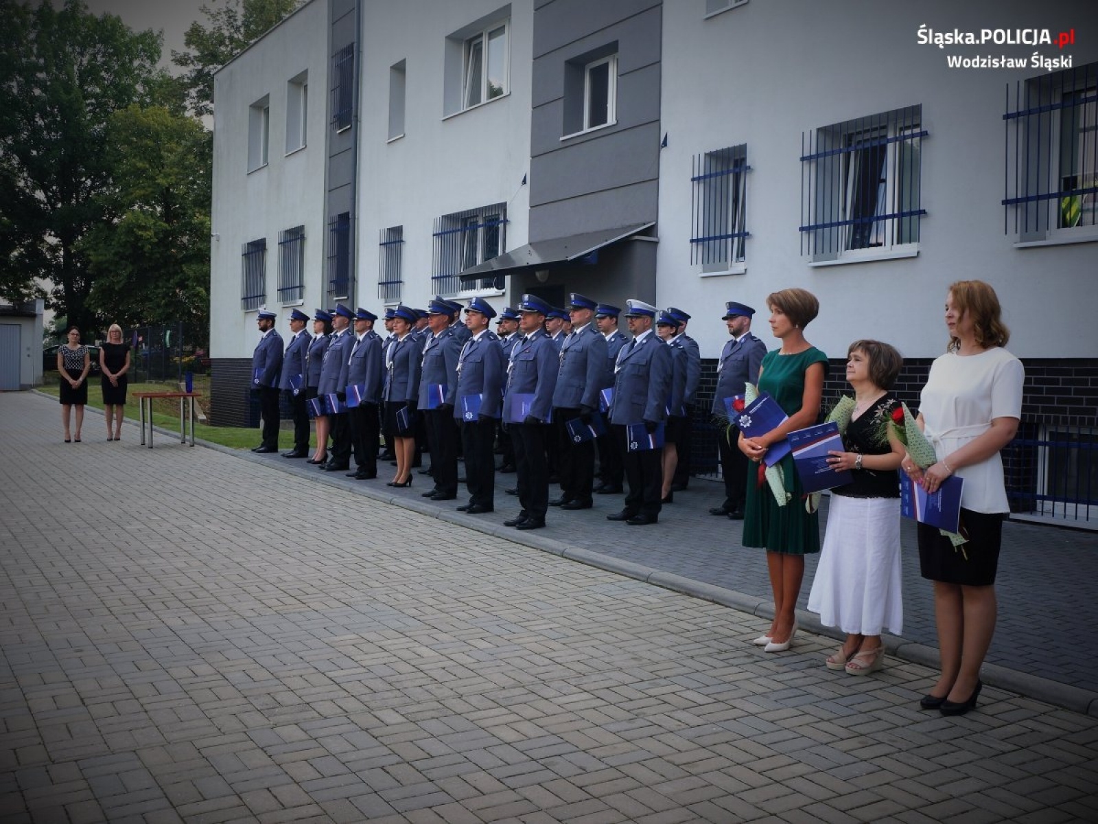 Zdjęcie w galerii na portalu naszwodzislaw.com: Uroczystość z okazji Święta Policji w wodzisławskiej komendzie wiadomości z regionu