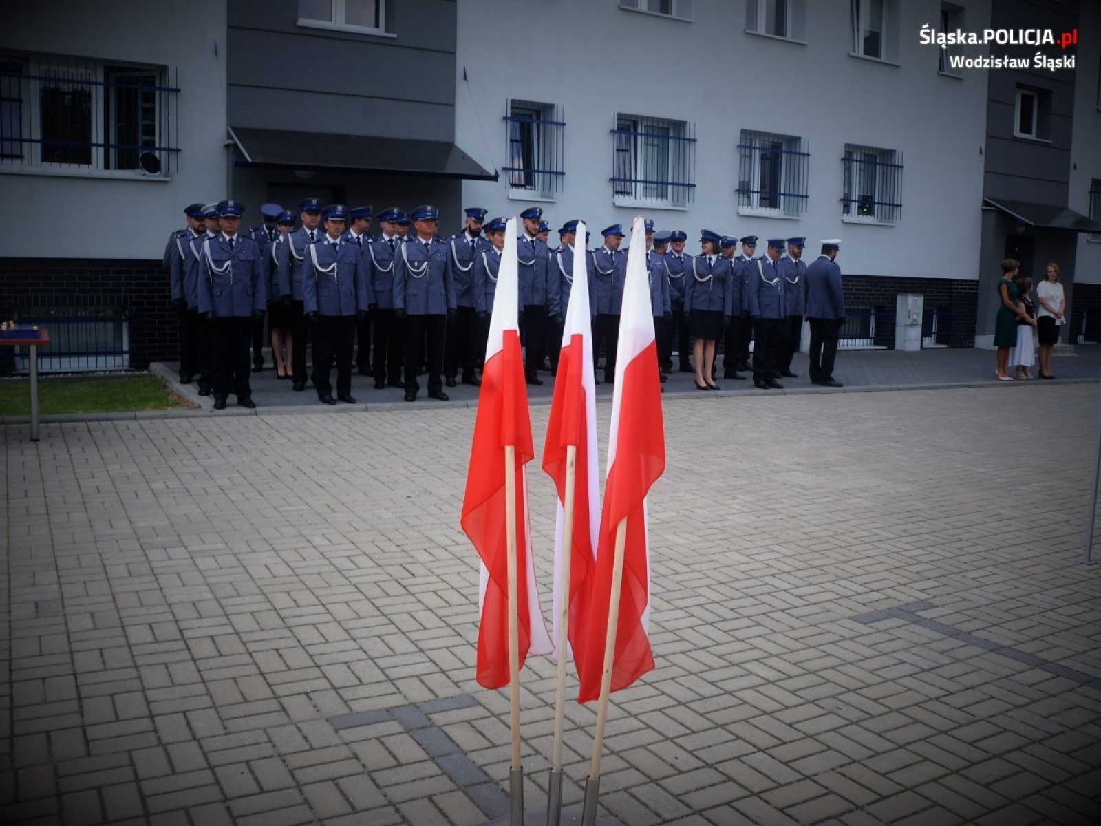 Zdjęcie w galerii na portalu naszwodzislaw.com: Uroczystość z okazji Święta Policji w wodzisławskiej komendzie wiadomości z regionu