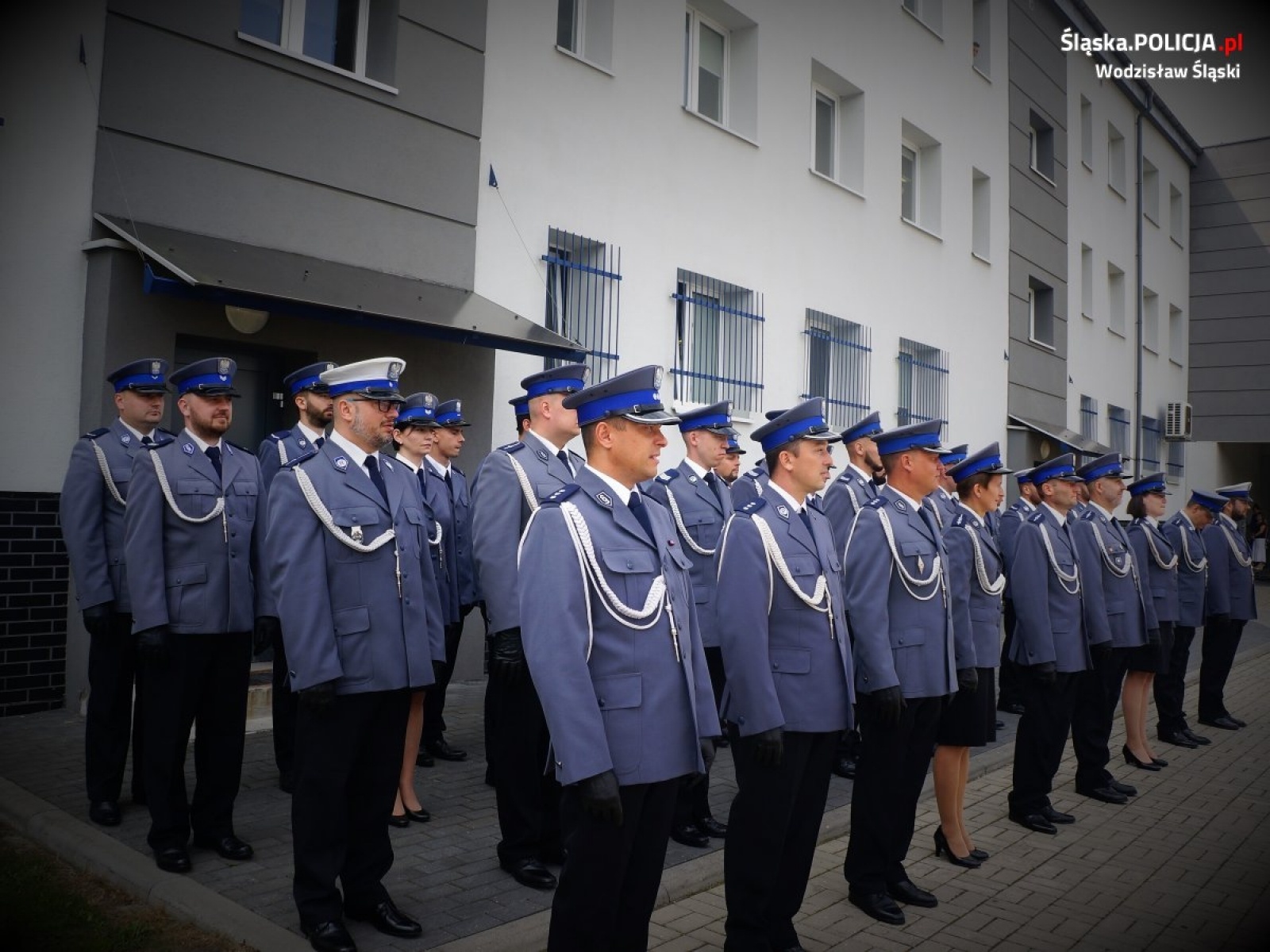 Zdjęcie w galerii na portalu naszwodzislaw.com: Uroczystość z okazji Święta Policji w wodzisławskiej komendzie wiadomości z regionu