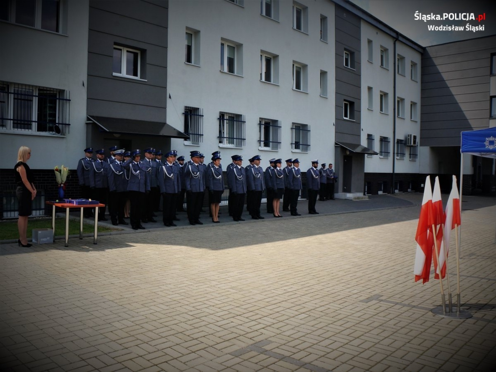 Zdjęcie w galerii na portalu naszwodzislaw.com: Uroczystość z okazji Święta Policji w wodzisławskiej komendzie wiadomości z regionu
