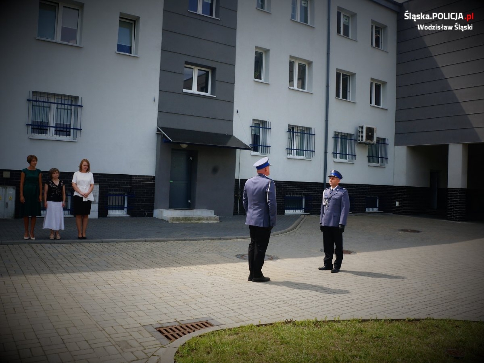 Zdjęcie w galerii na portalu naszwodzislaw.com: Uroczystość z okazji Święta Policji w wodzisławskiej komendzie wiadomości z regionu
