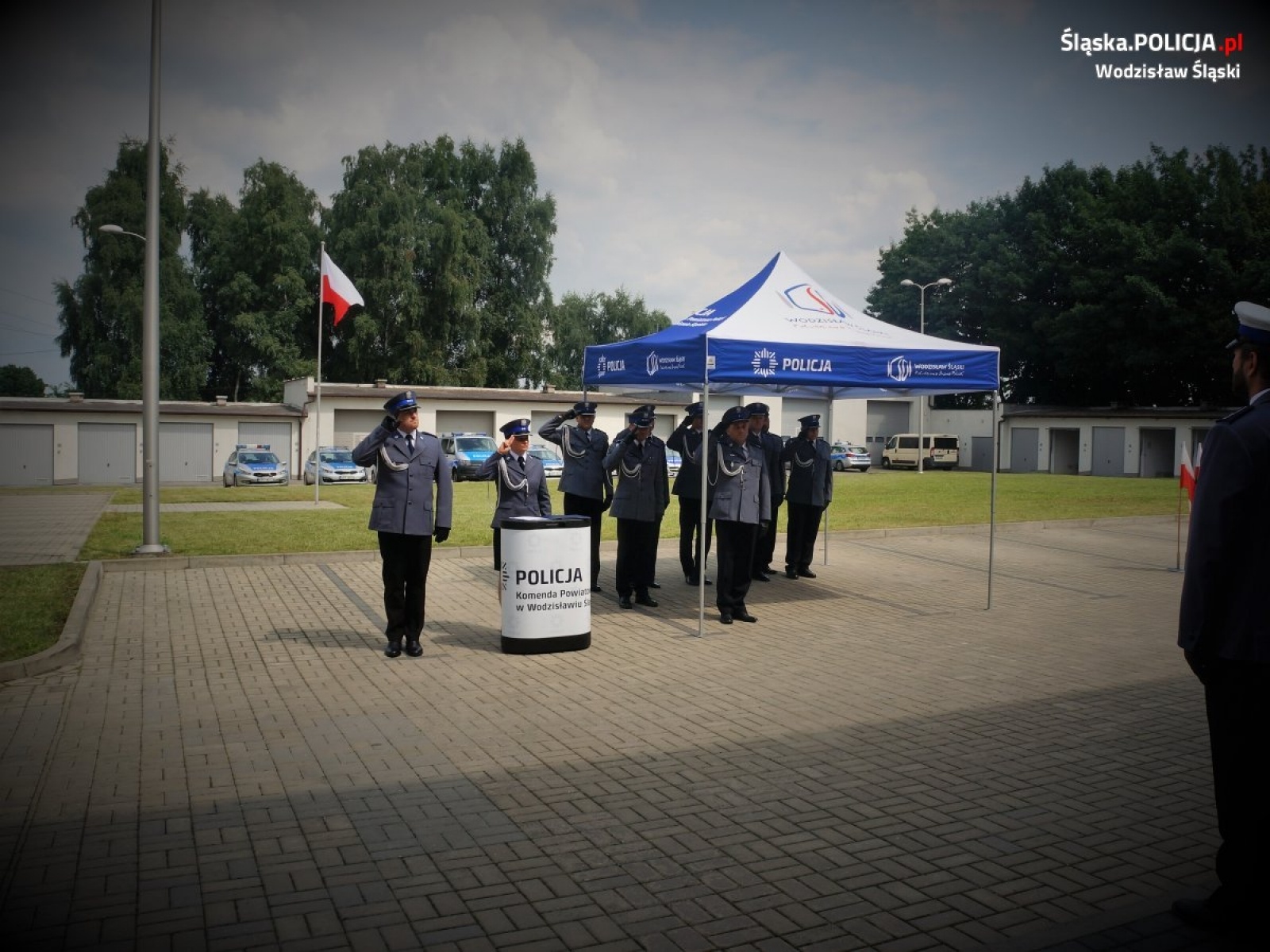 Zdjęcie w galerii na portalu naszwodzislaw.com: Uroczystość z okazji Święta Policji w wodzisławskiej komendzie wiadomości z regionu