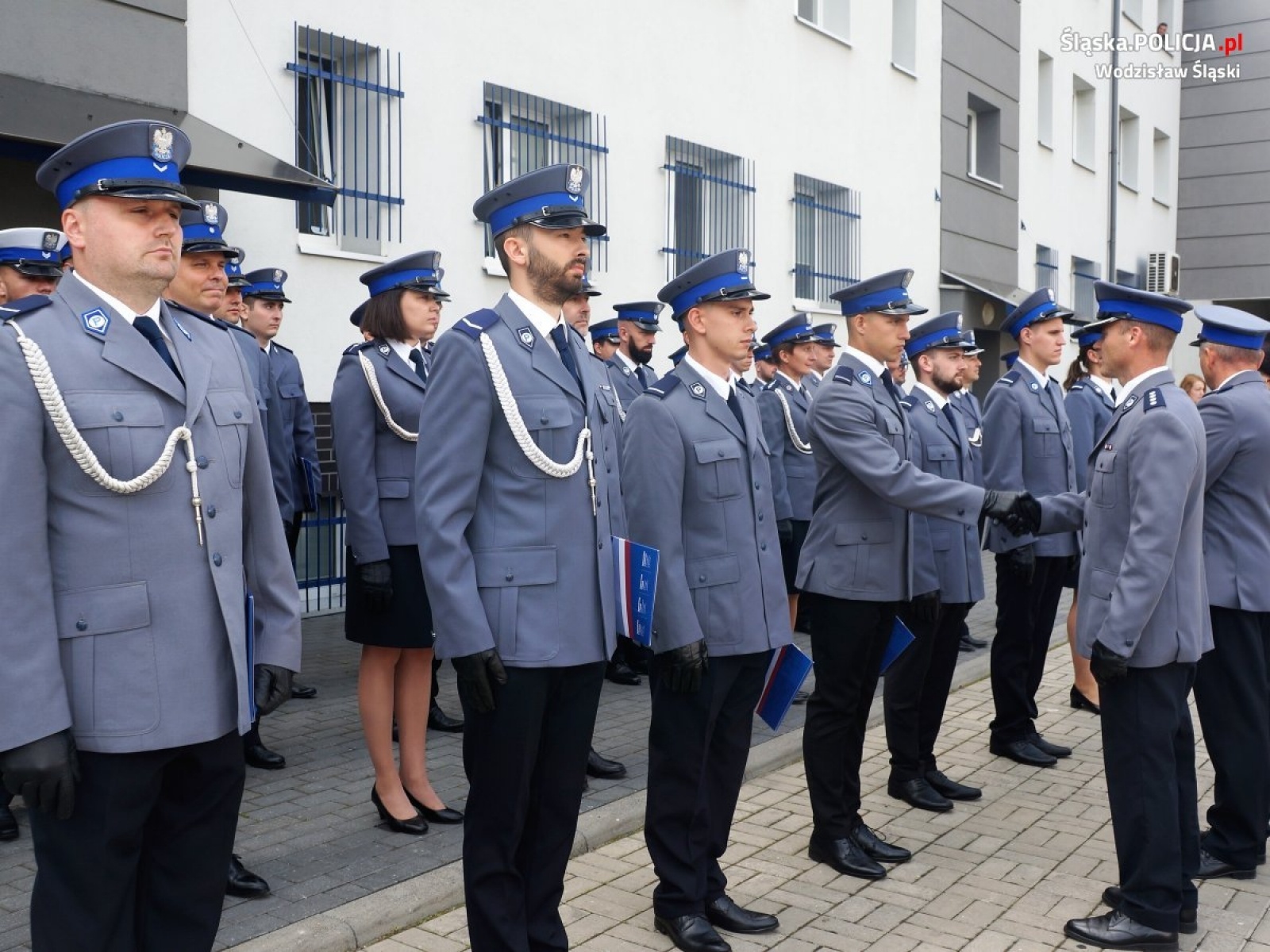 Zdjęcie w galerii na portalu naszwodzislaw.com: Uroczystość z okazji Święta Policji w wodzisławskiej komendzie wiadomości z regionu