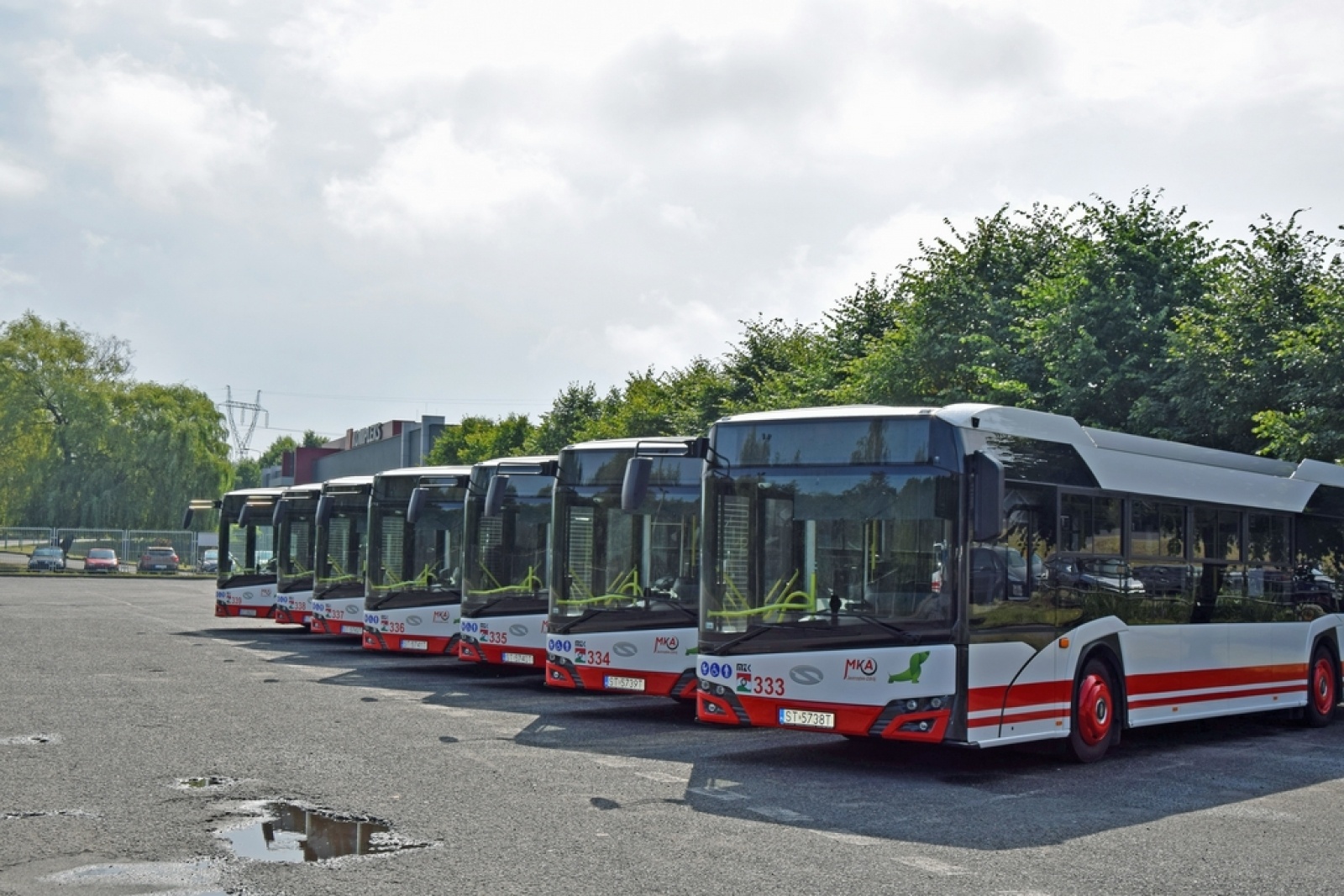 Zdjęcie w galerii na portalu naszwodzislaw.com: Siedem nowych autobusów na trasach MZK Jastrzębie wiadomości z regionu