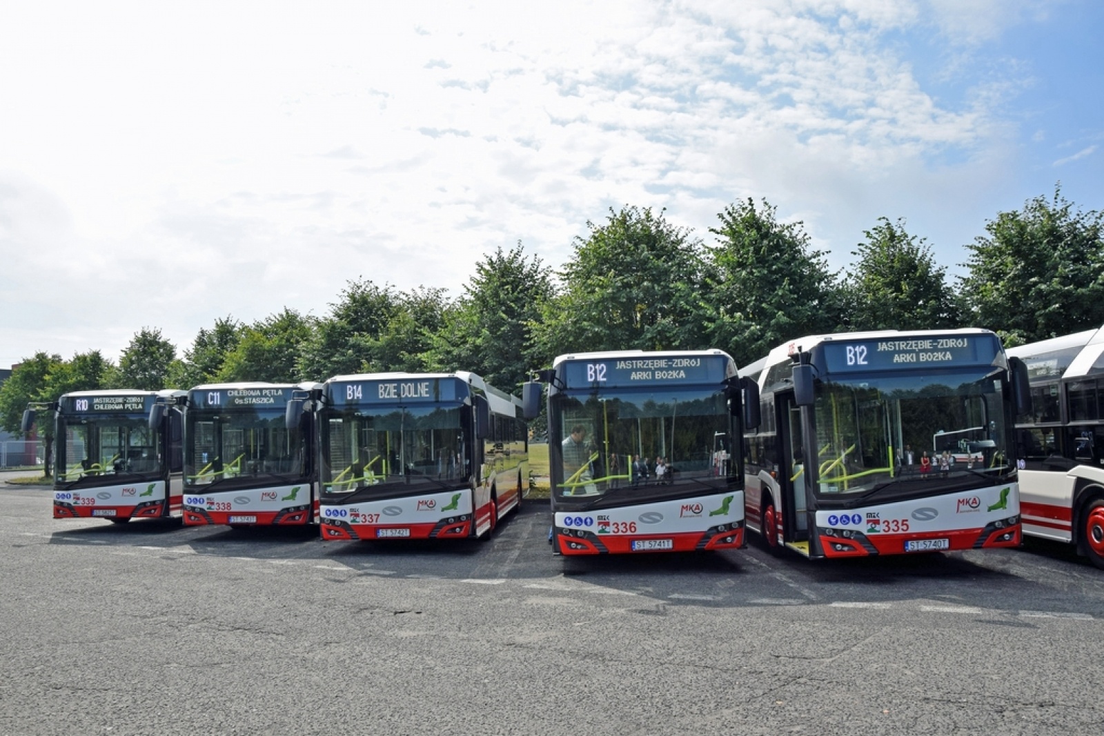 Zdjęcie w galerii na portalu naszwodzislaw.com: Siedem nowych autobusów na trasach MZK Jastrzębie wiadomości z regionu