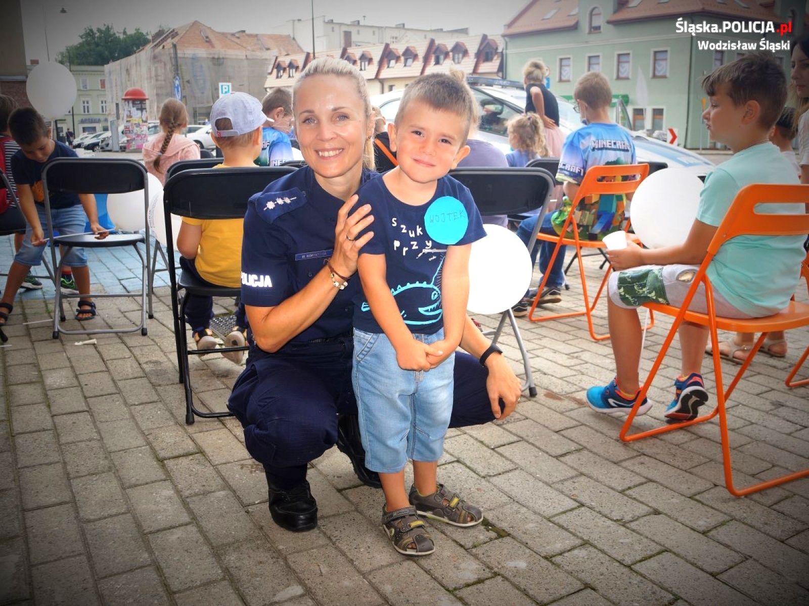 Zdjęcie w galerii na portalu naszwodzislaw.com: Policja dzieciom i lato w mieście z wodzisławskimi policjantami wiadomości z regionu