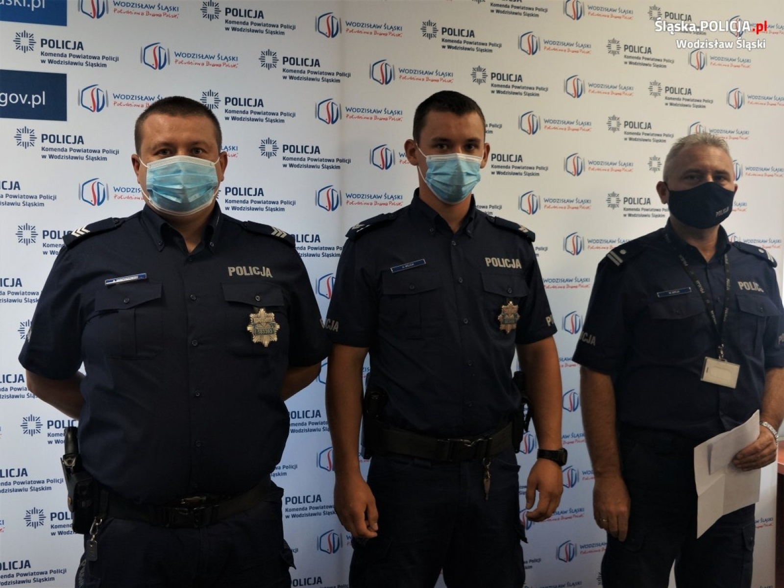 Zdjęcie w galerii na portalu naszwodzislaw.com: To oni odnaleźli zaginionego 84-latka. Odebrali podziękowania wiadomości z regionu