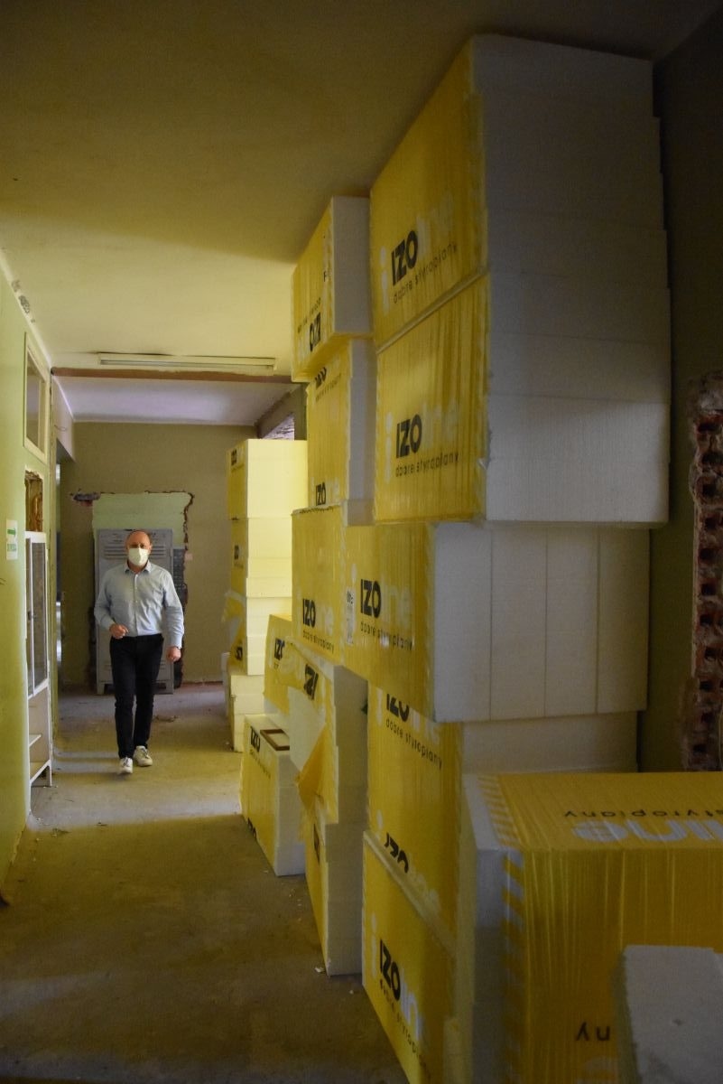 Zdjęcie w galerii na portalu naszwodzislaw.com: Prace przy termomodernizacji szpitali idą pełną parą wiadomości z regionu